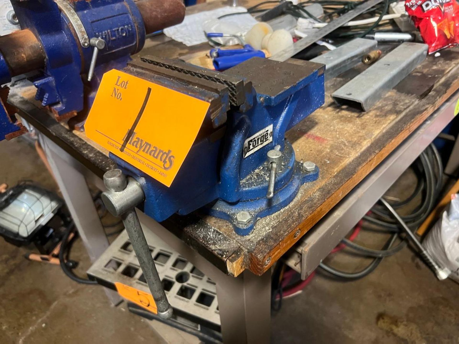 Central Forge 6'' Bench Vice