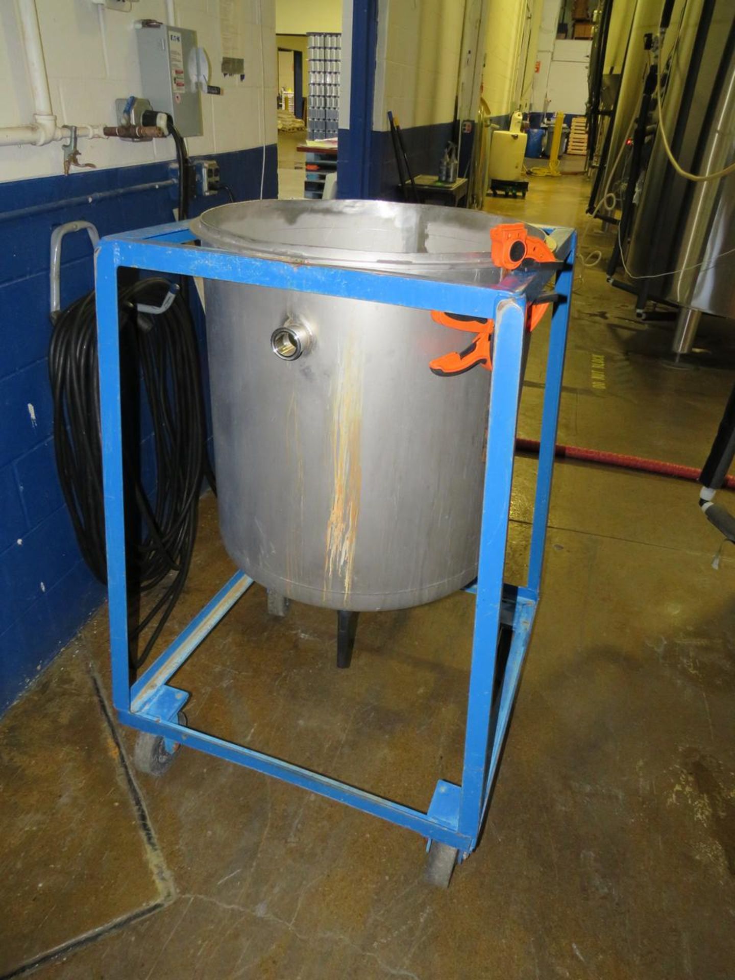 Stainless Steel Container with Casters - Image 4 of 5