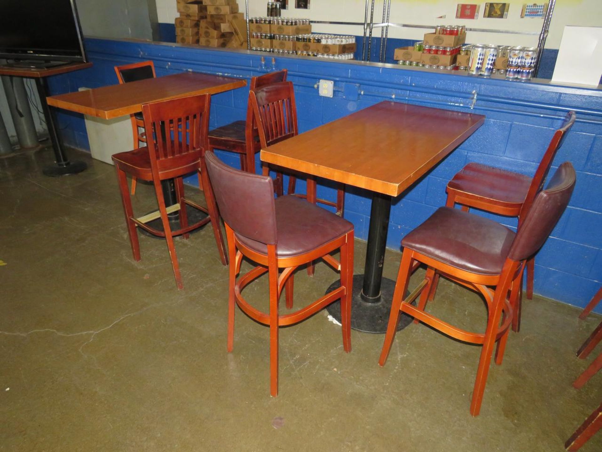 (9) 48'' L x 24'' W Wood Top Tables - Image 6 of 7