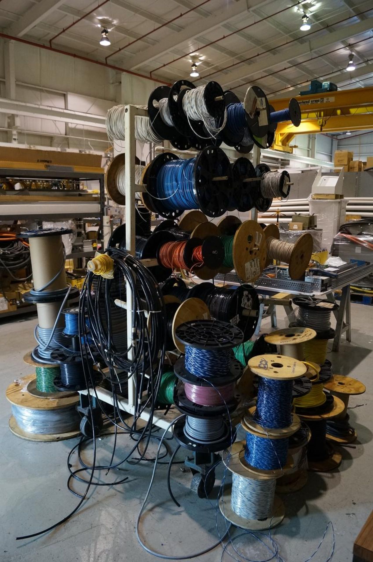 (1) Lot of various size spools of wire - Image 3 of 4