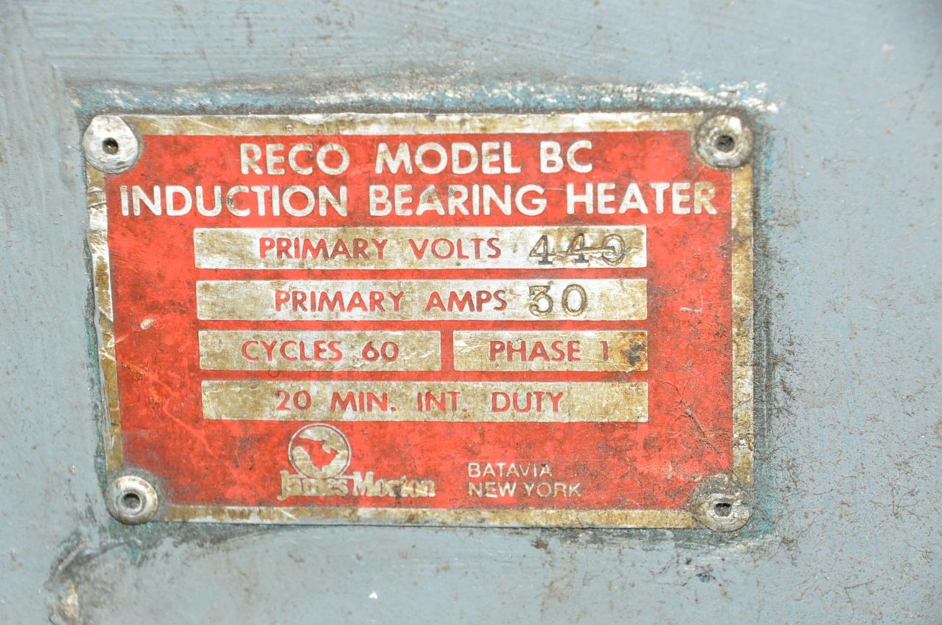 RECO BC Bearing Induction Heater - Image 3 of 3