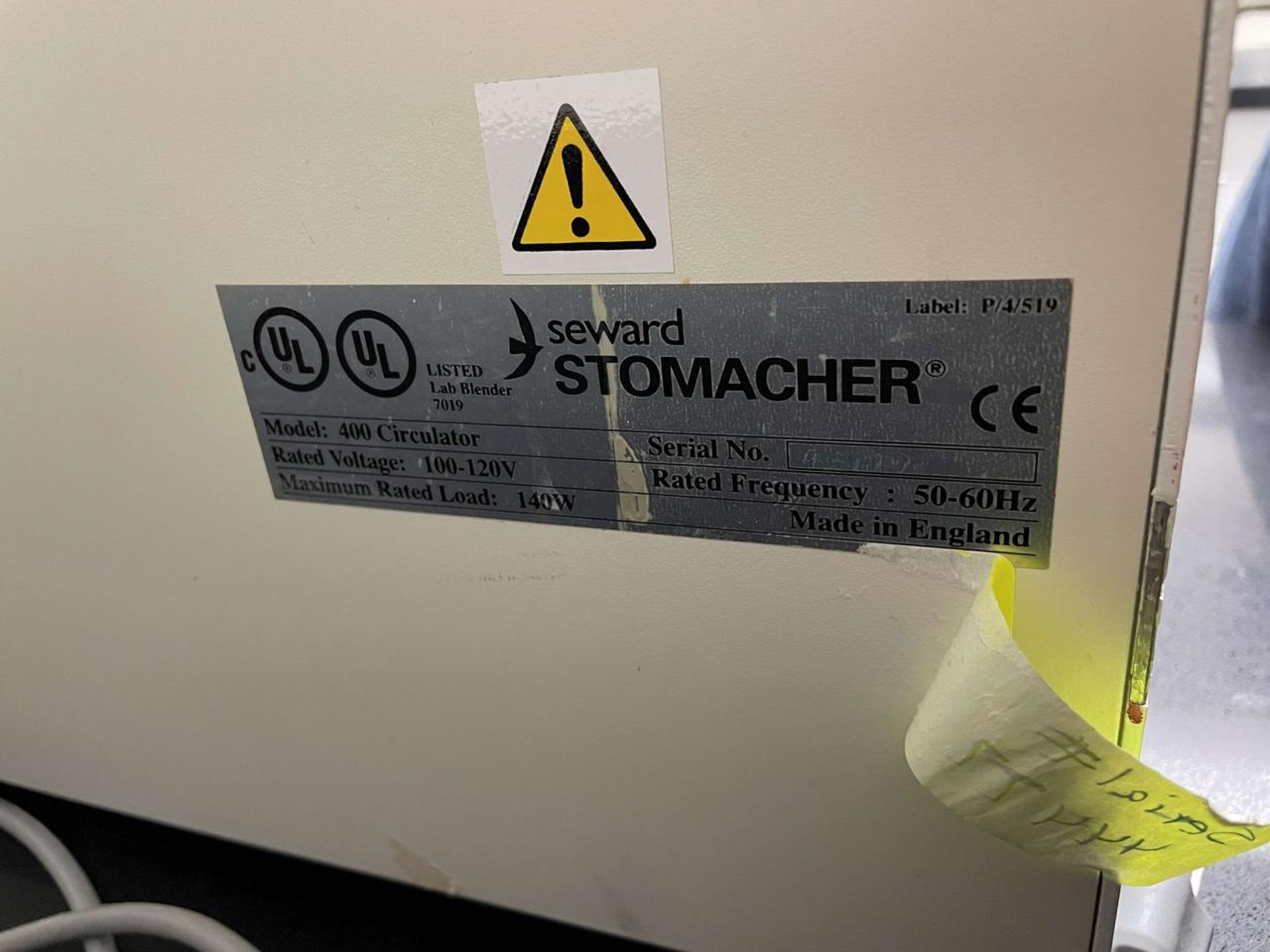 Seward Stomacher 400 Circulator Lab Blender - Image 3 of 3