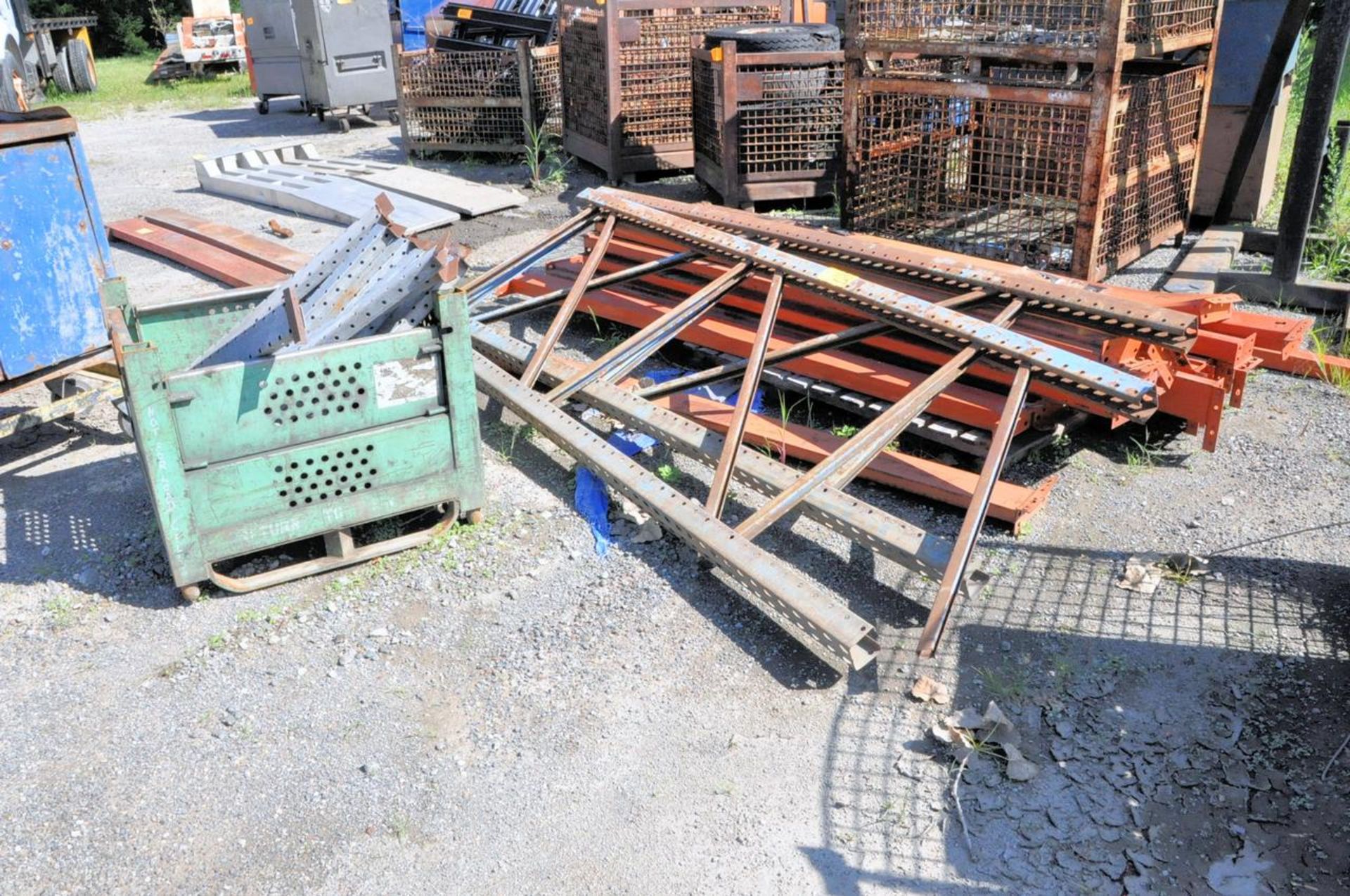 (1) Section of 96"W x 36"D x 108"H Disassembled Pallet Racking