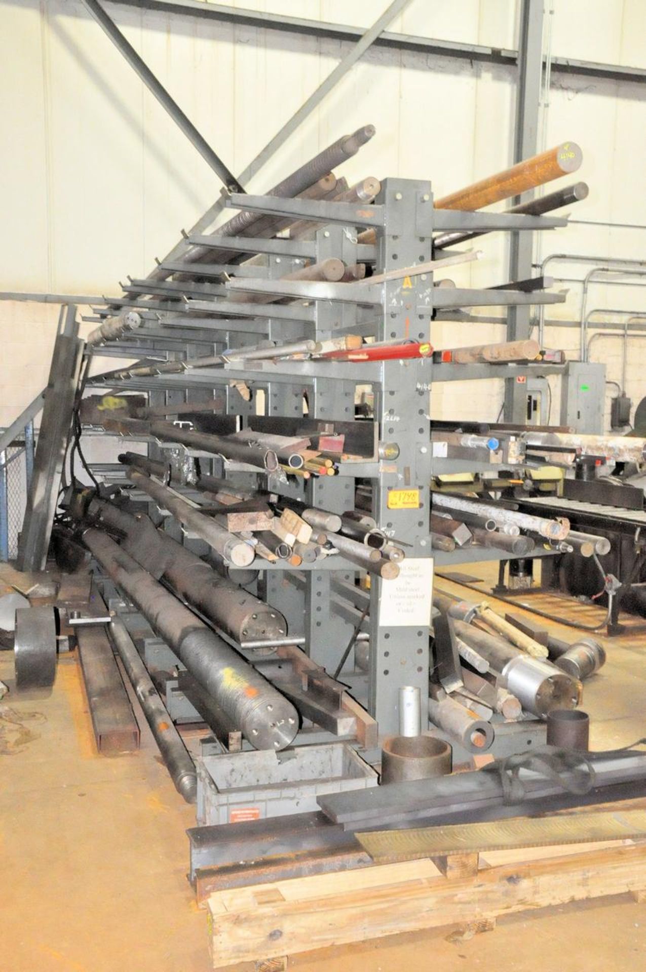 Lot of (2) Double Sided Cantilever Stock Racks - Image 2 of 2