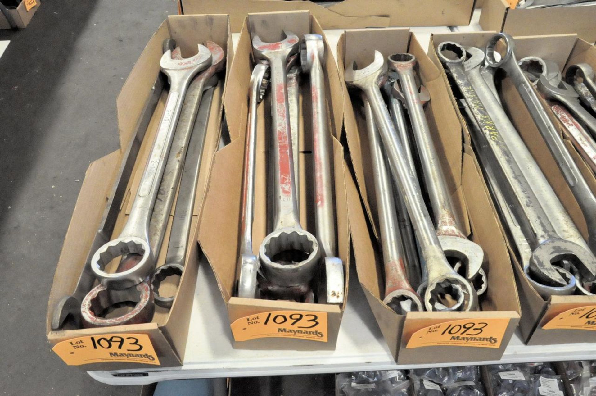 Lot of Large Combination Wrenches in (3) Boxes