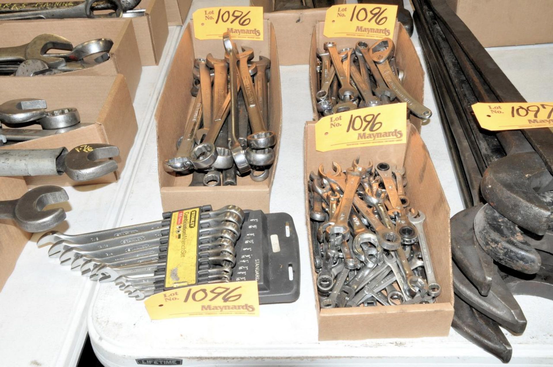 Lot of Combination Wrenches in (3) Boxes