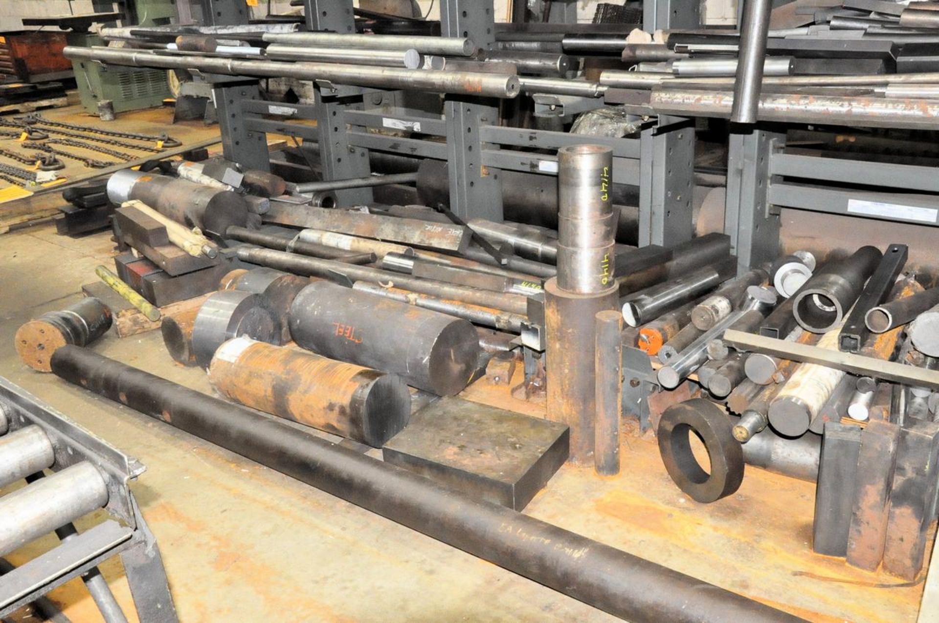 Lot of Steel Stock on (3) Cantilever Racks and on Floor - Image 12 of 13