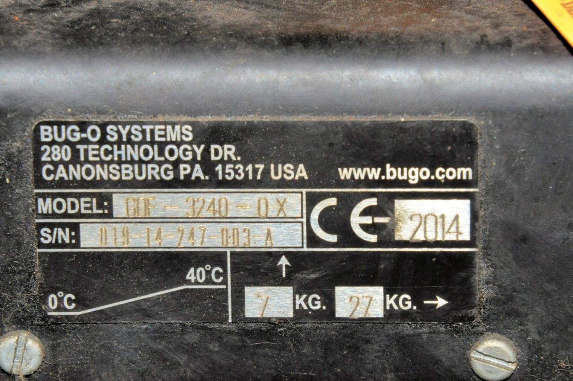 Bug-O Systems G0F-3240-0X Portable Track Burner with Track - Image 4 of 4