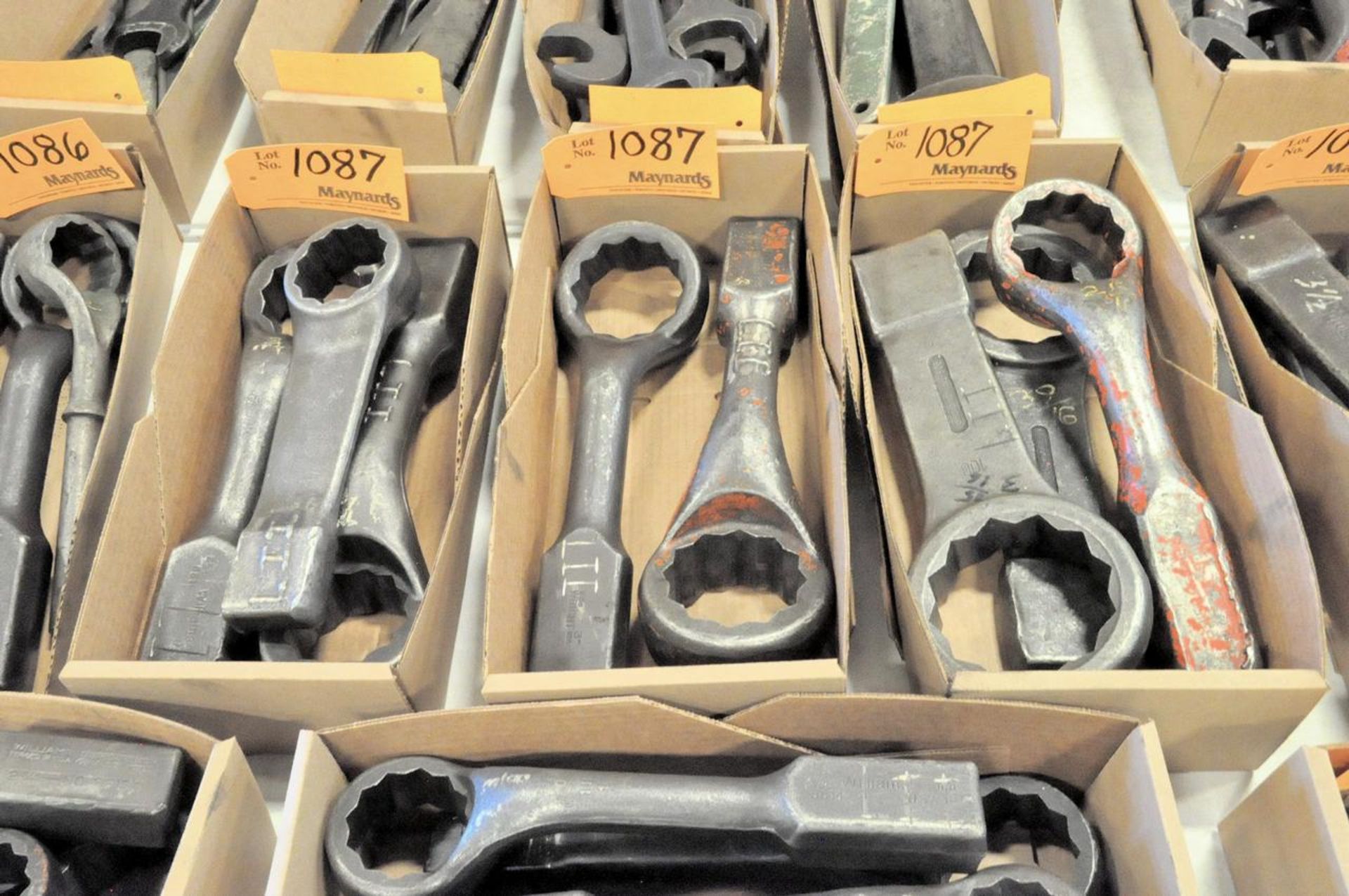 Lot of Boxed End Machine Wrenches in (3) Boxes