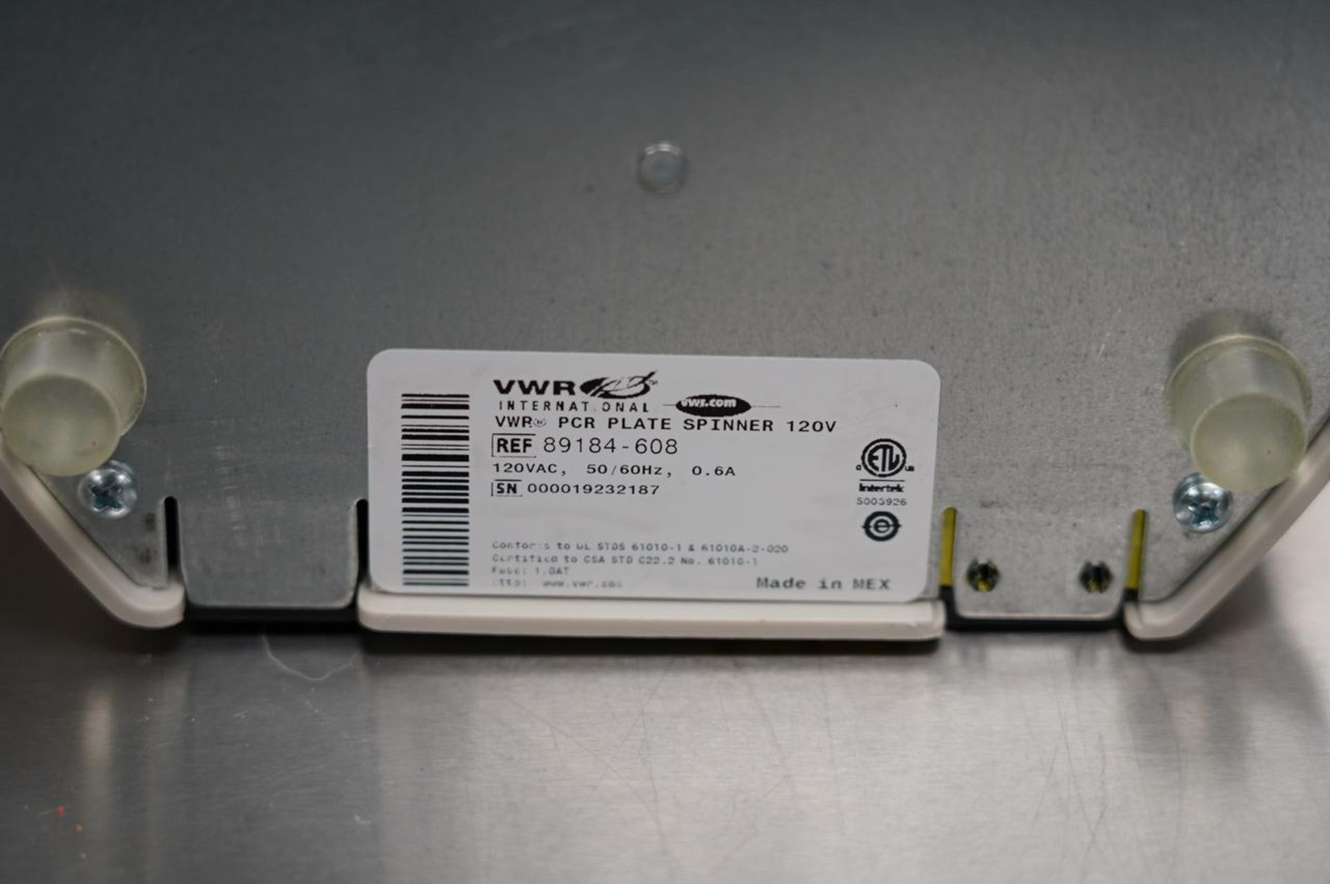 VWR 89184-608 PCR Plate Spinner - Image 3 of 3