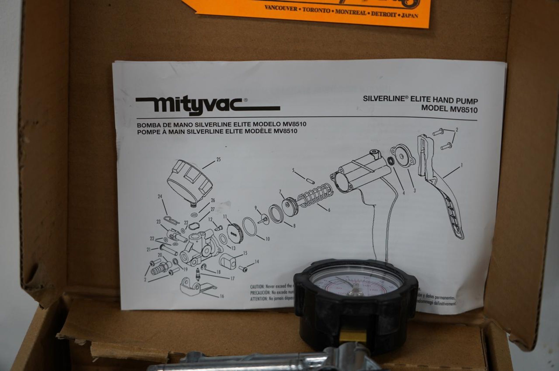 Mityvac MV8510 Silverline Elite Hand Pump - Image 3 of 3