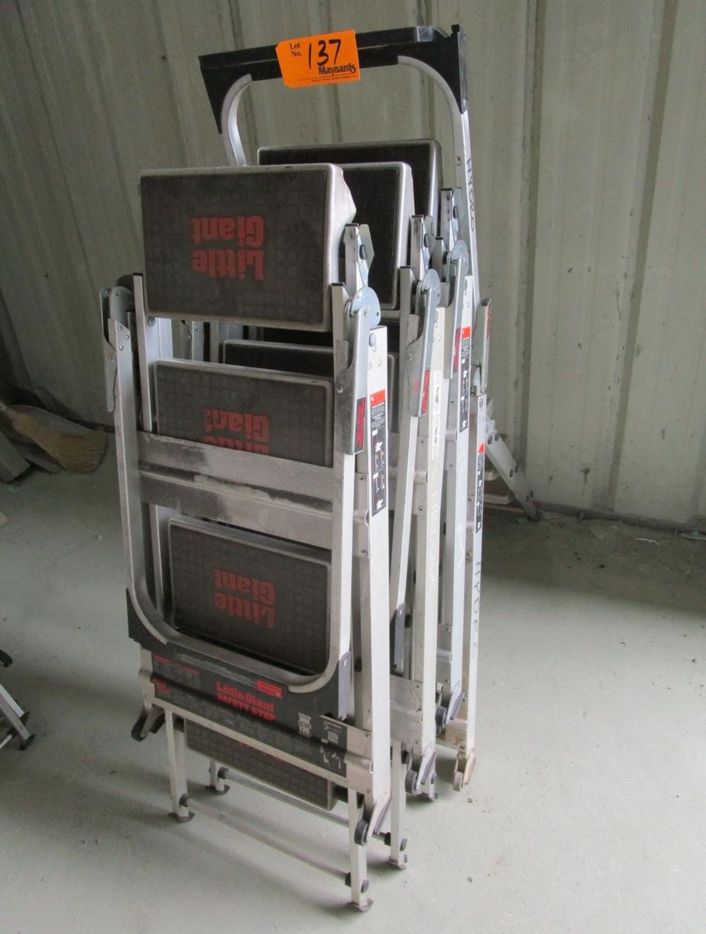 Little Giant 104110BA Lot of Safety Step Ladders (4)