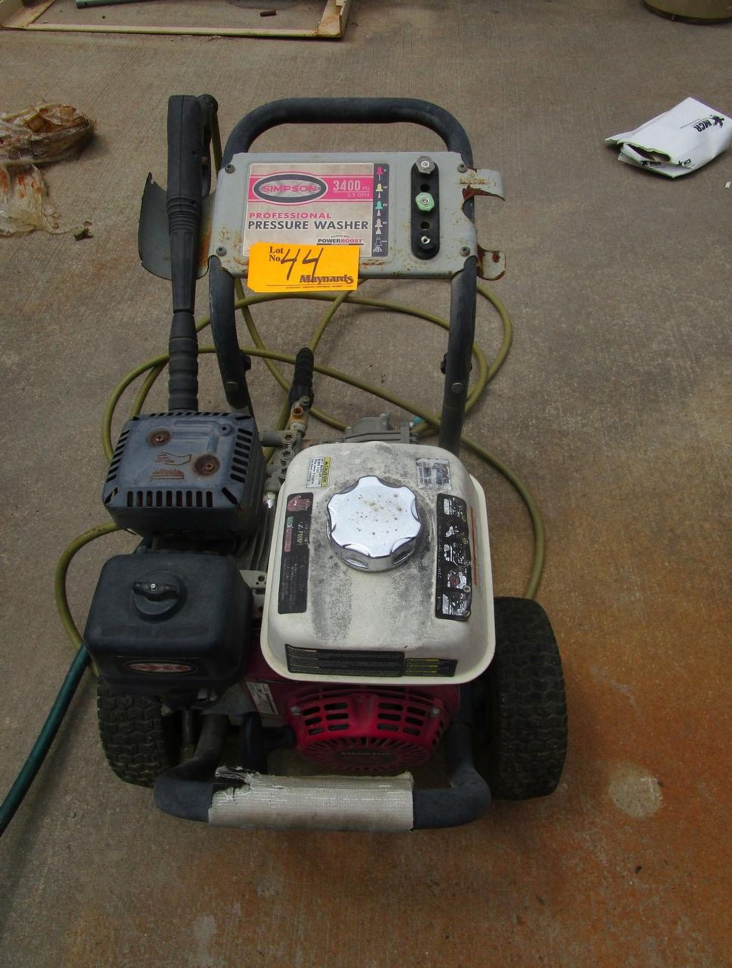 Simpson 3400 Psi Pressure Washer