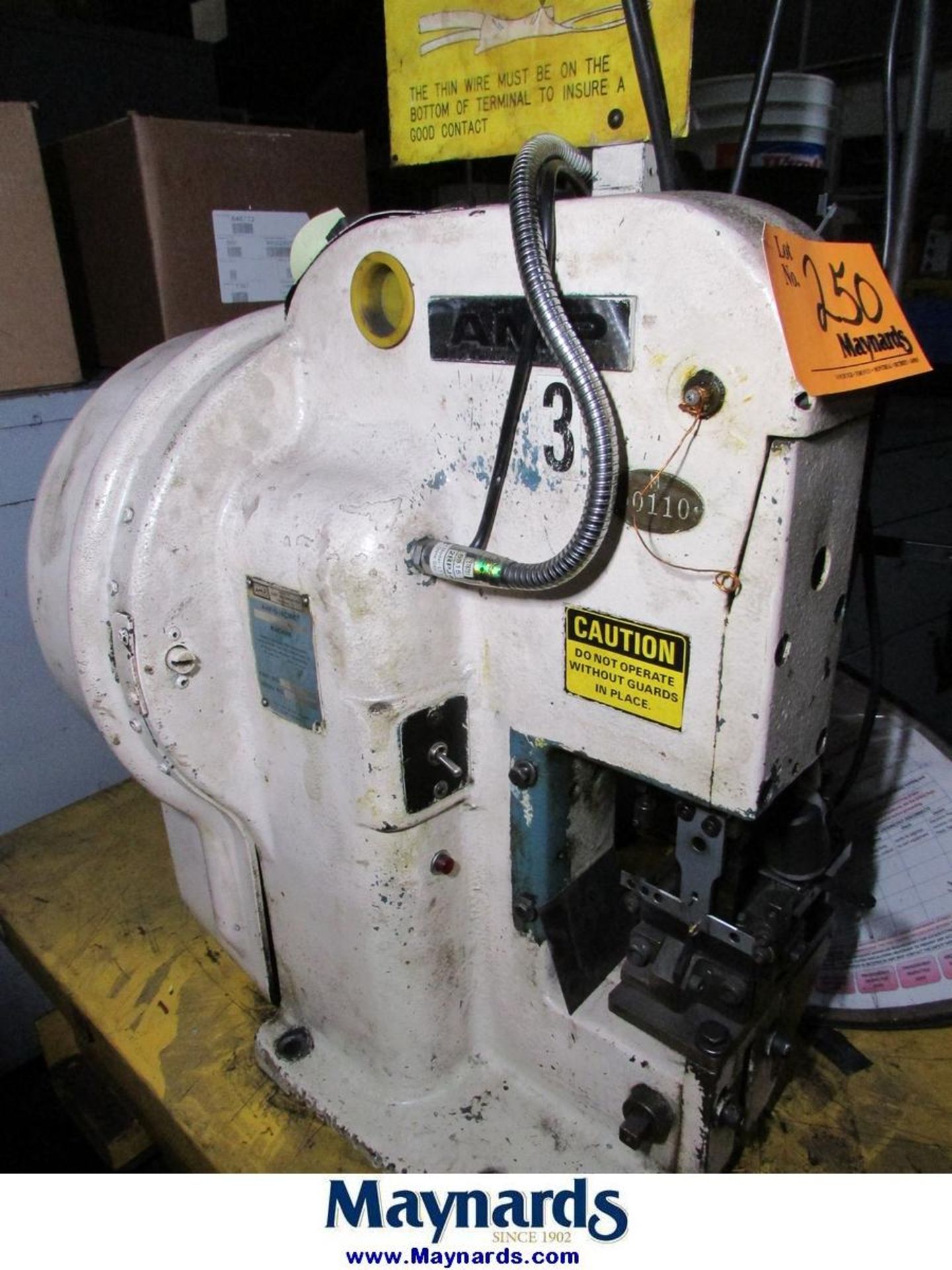 Amp-O-Lectric K (4) Wire Terminal Crimping Presses - Image 4 of 12