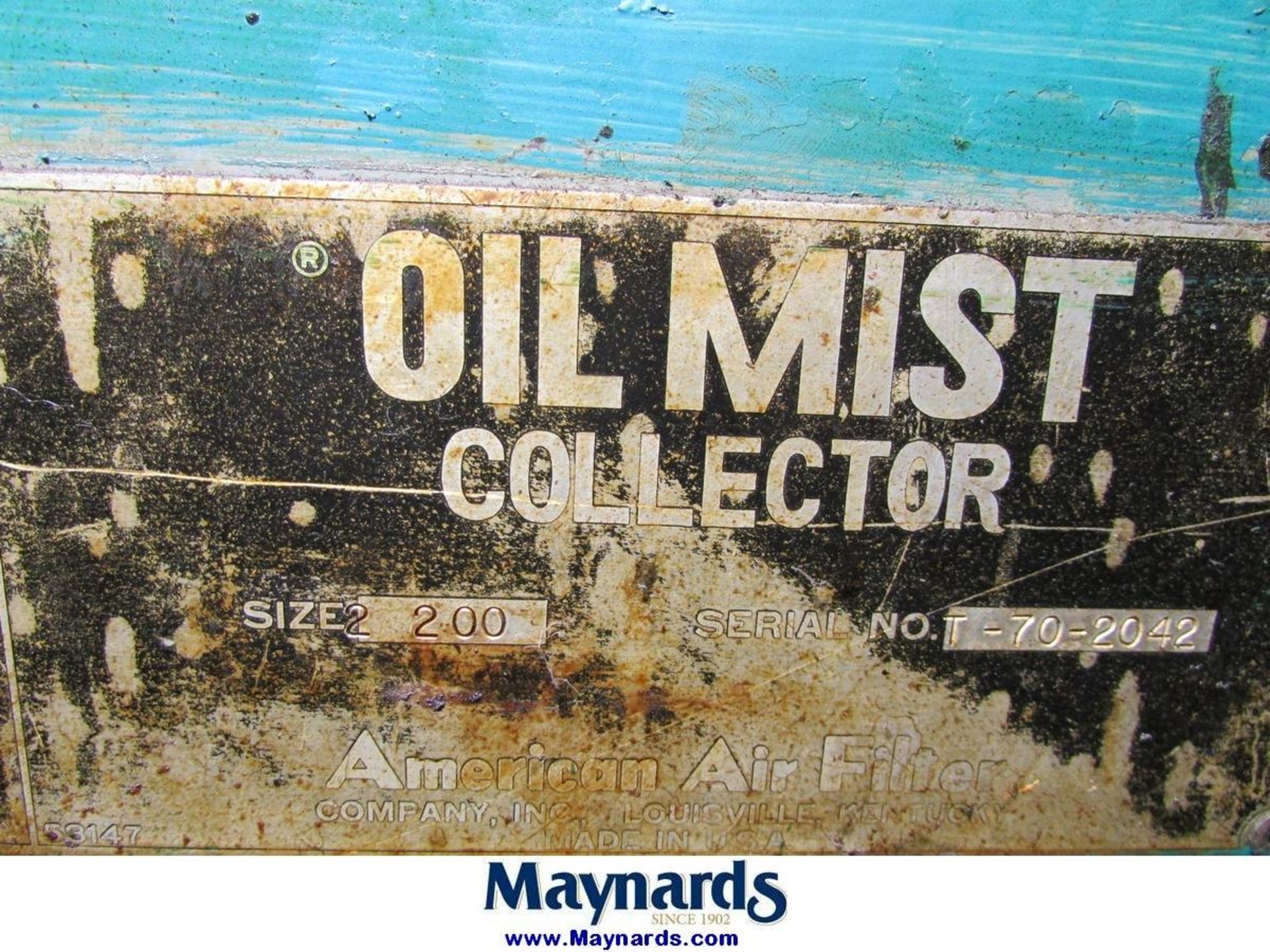 American Air Filter Oil-Pak 200 Mist Collector - Image 6 of 6