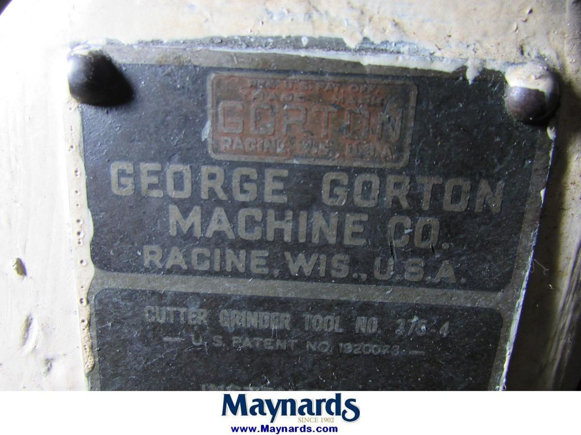 Gorton 375-4 Cutter Tool Grinder - Image 6 of 6