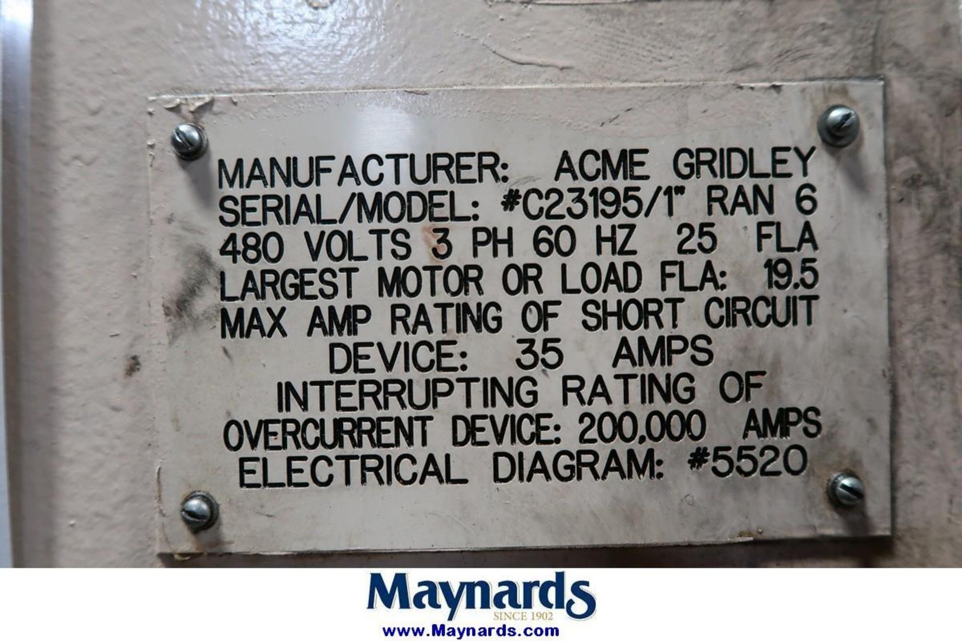 Acme Gridley 1" RAN 6 6-Spindle Automatic Screw Machine - Image 17 of 17