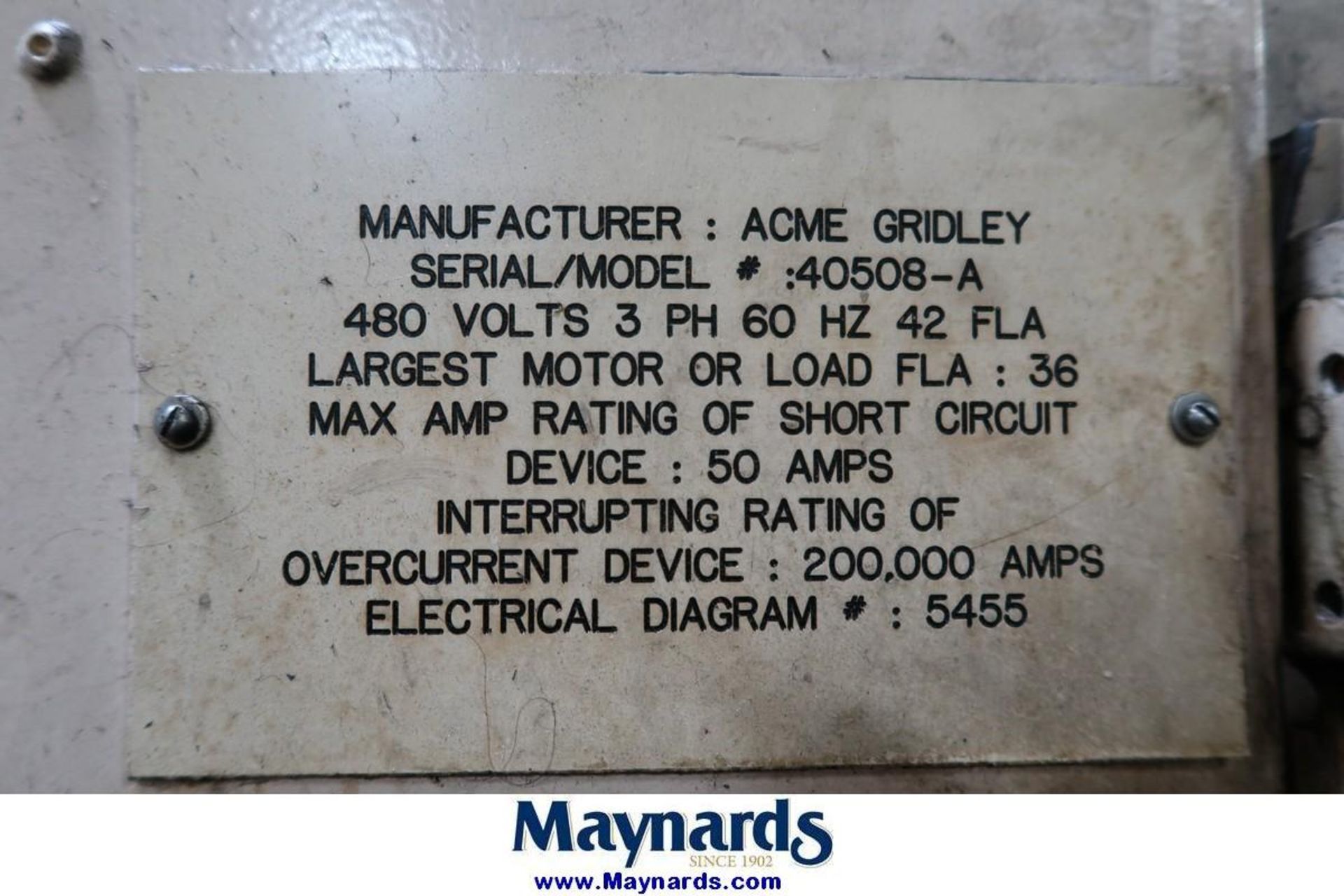 Acme Gridley 1-5/8" RB6 6-Spindle Automatic Screw Machine - Image 15 of 16