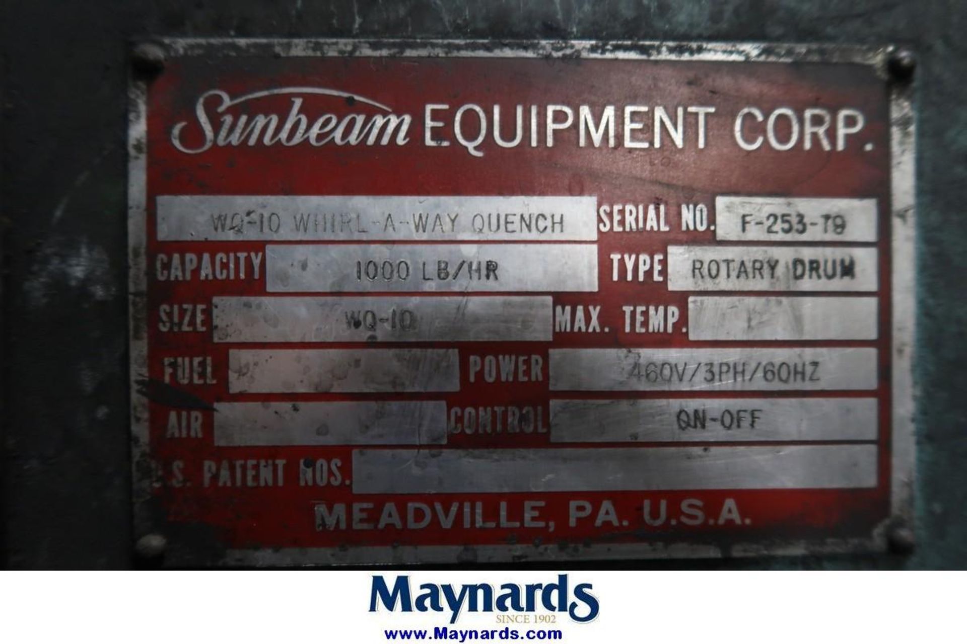 Sunbeam Rotary Retort Gas Furnace - Image 15 of 20