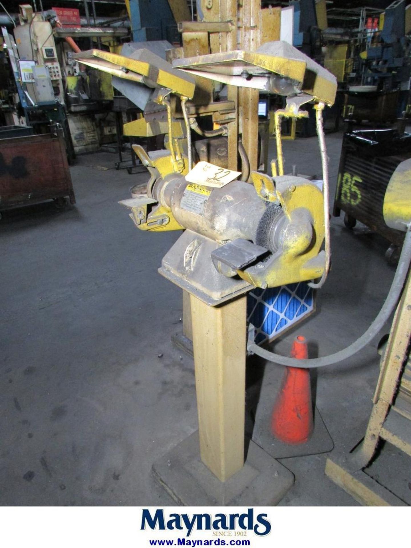 Baldor 7306D 6" Double End Pedestal Grinder - Image 3 of 4