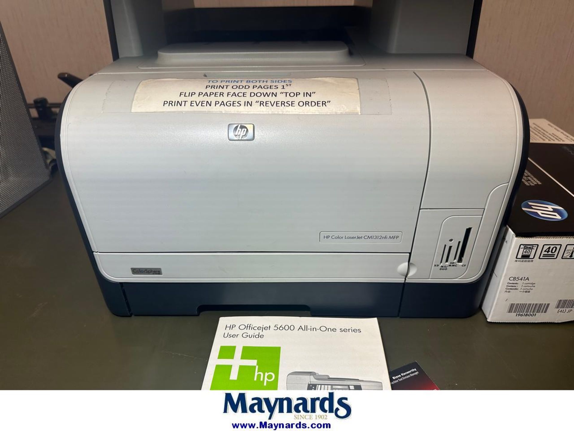 HP Color LaserJet CM1312nfi MFP Color Printer/Copier/Fax Machine - Image 5 of 6