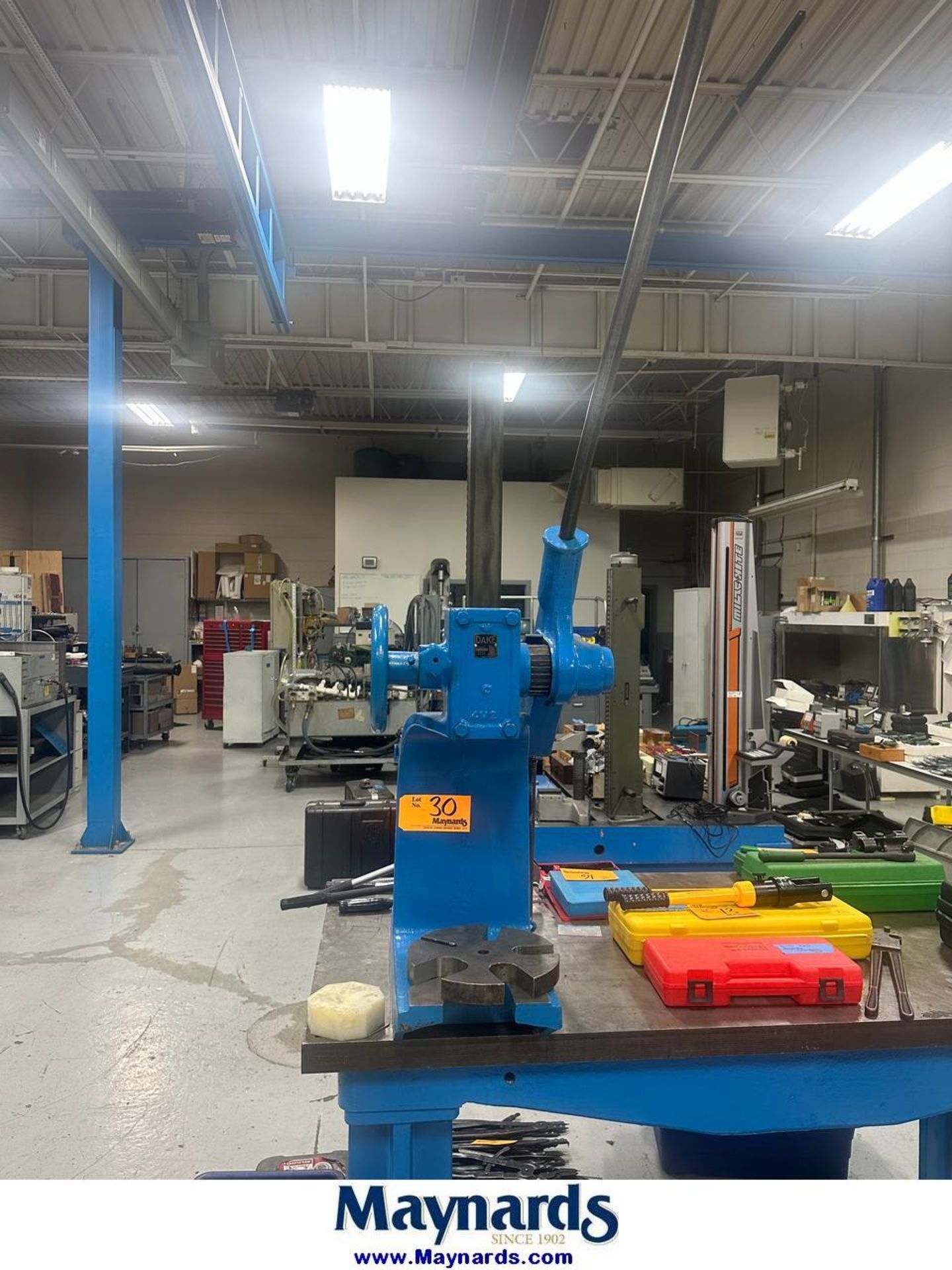 Dake No. 3A Benchtop Arbor Press 10" Throat, 16" Max Daylight