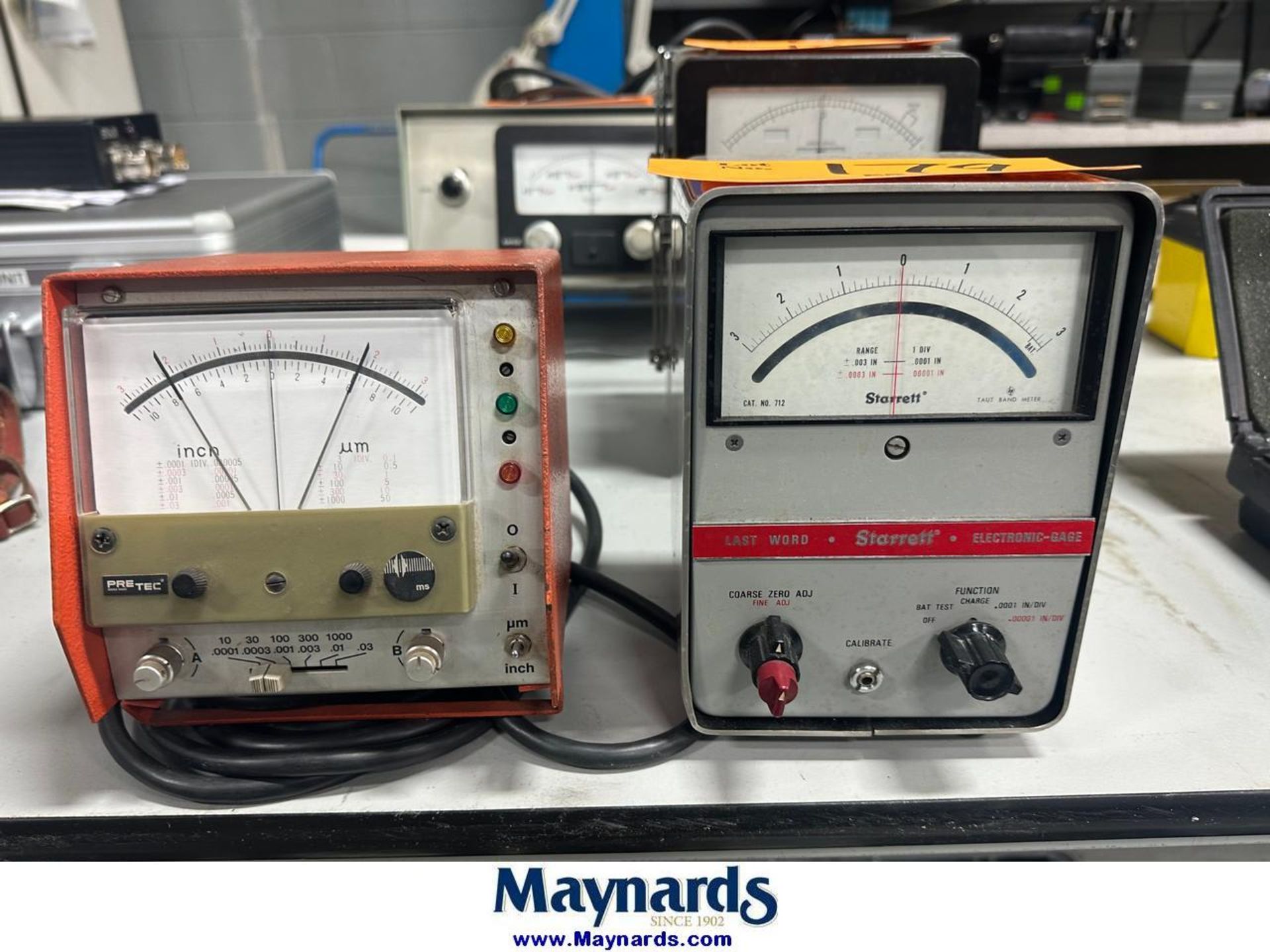 (2) Electronic Indicator Gage Readouts