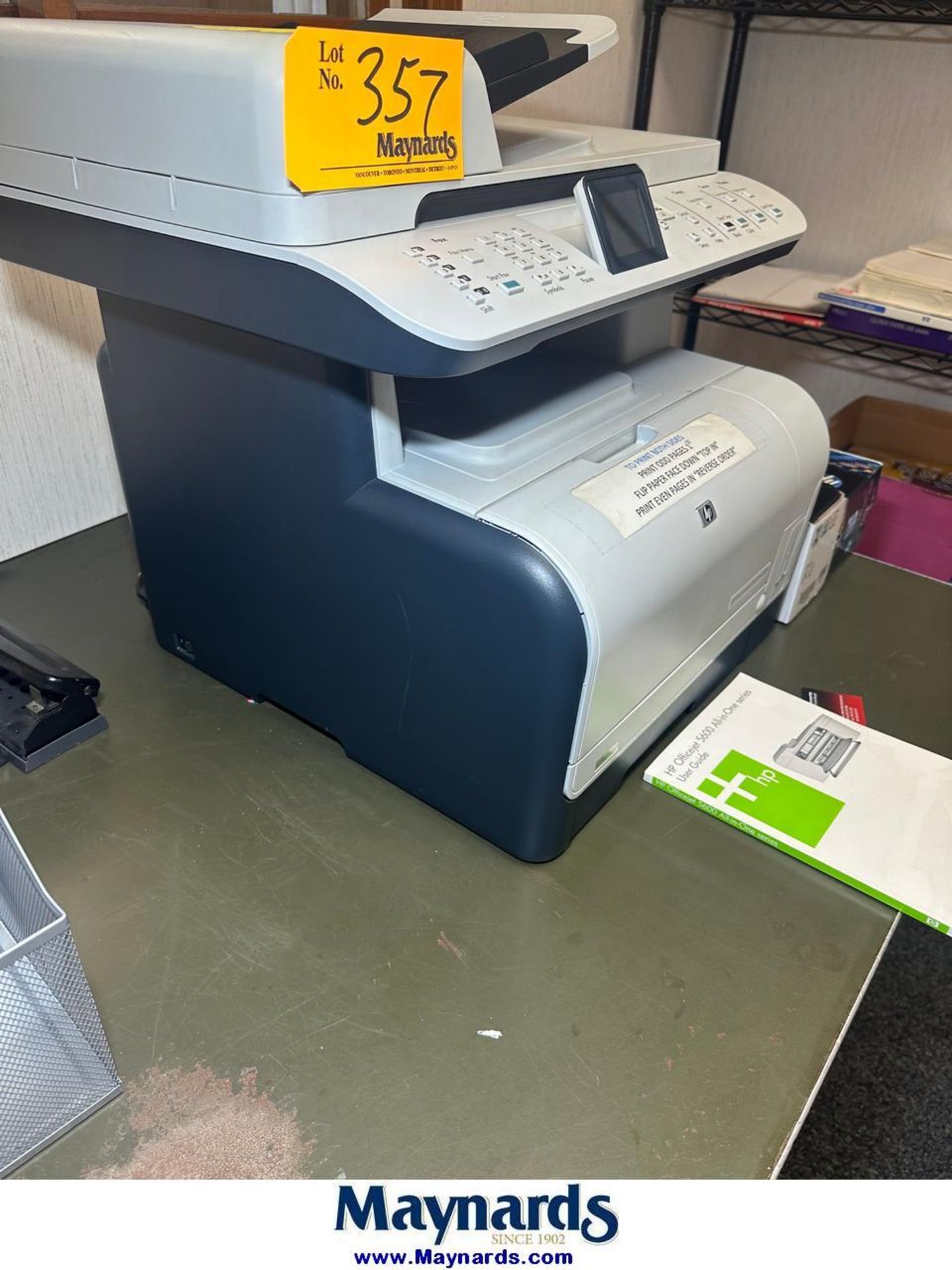 HP Color LaserJet CM1312nfi MFP Color Printer/Copier/Fax Machine - Image 3 of 6