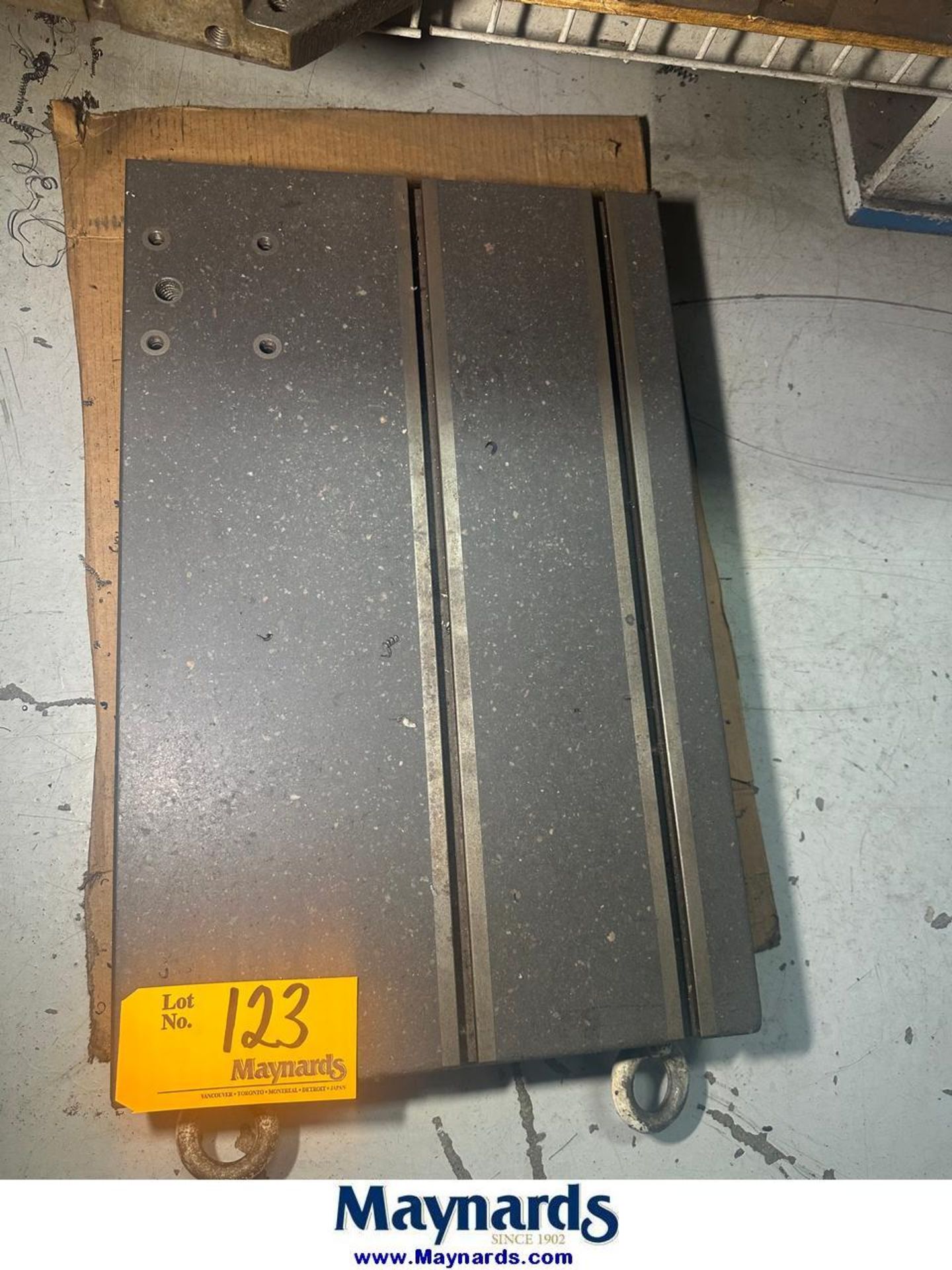 15-3/4"x24-1/4"x3-1/2" T-Slotted Granite Surface Plate