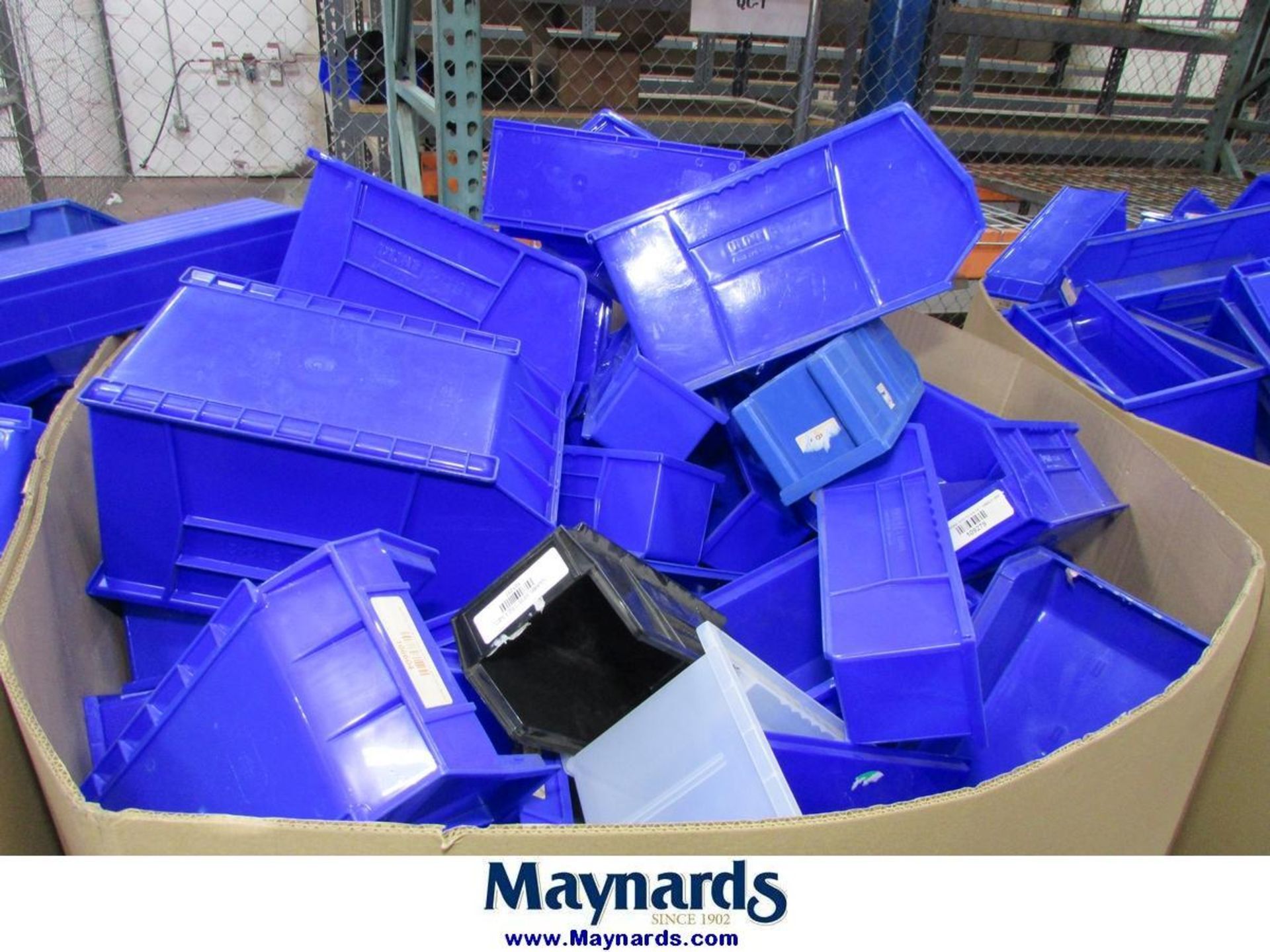 (2) Gaylords of Assorted Plastic Stackable Storage Bins - Image 3 of 3