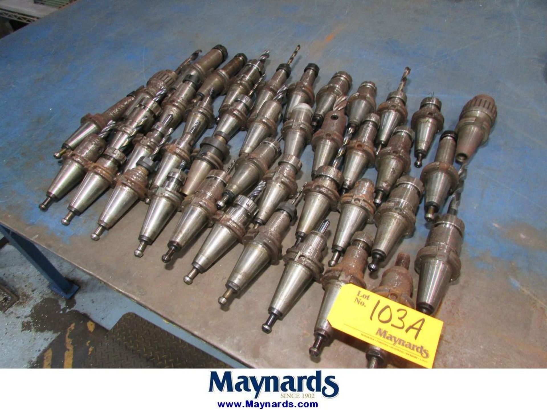 (40) Assorted CAT 40 Tool Holders with Assorted Tooling