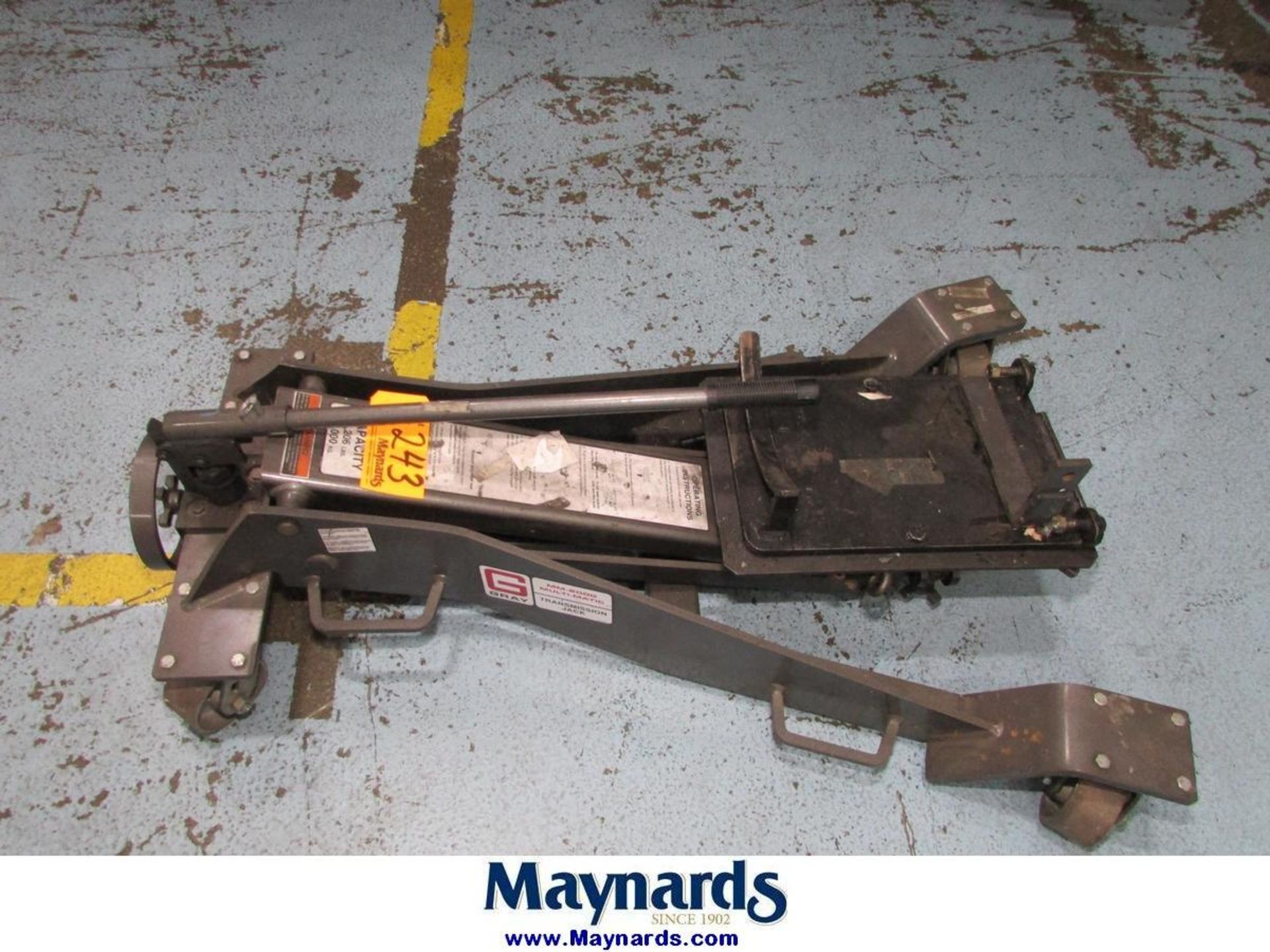 Gray MM-2000 2206 Lb. Multi-Matic Hydraulic Transmission Jack - Image 2 of 6