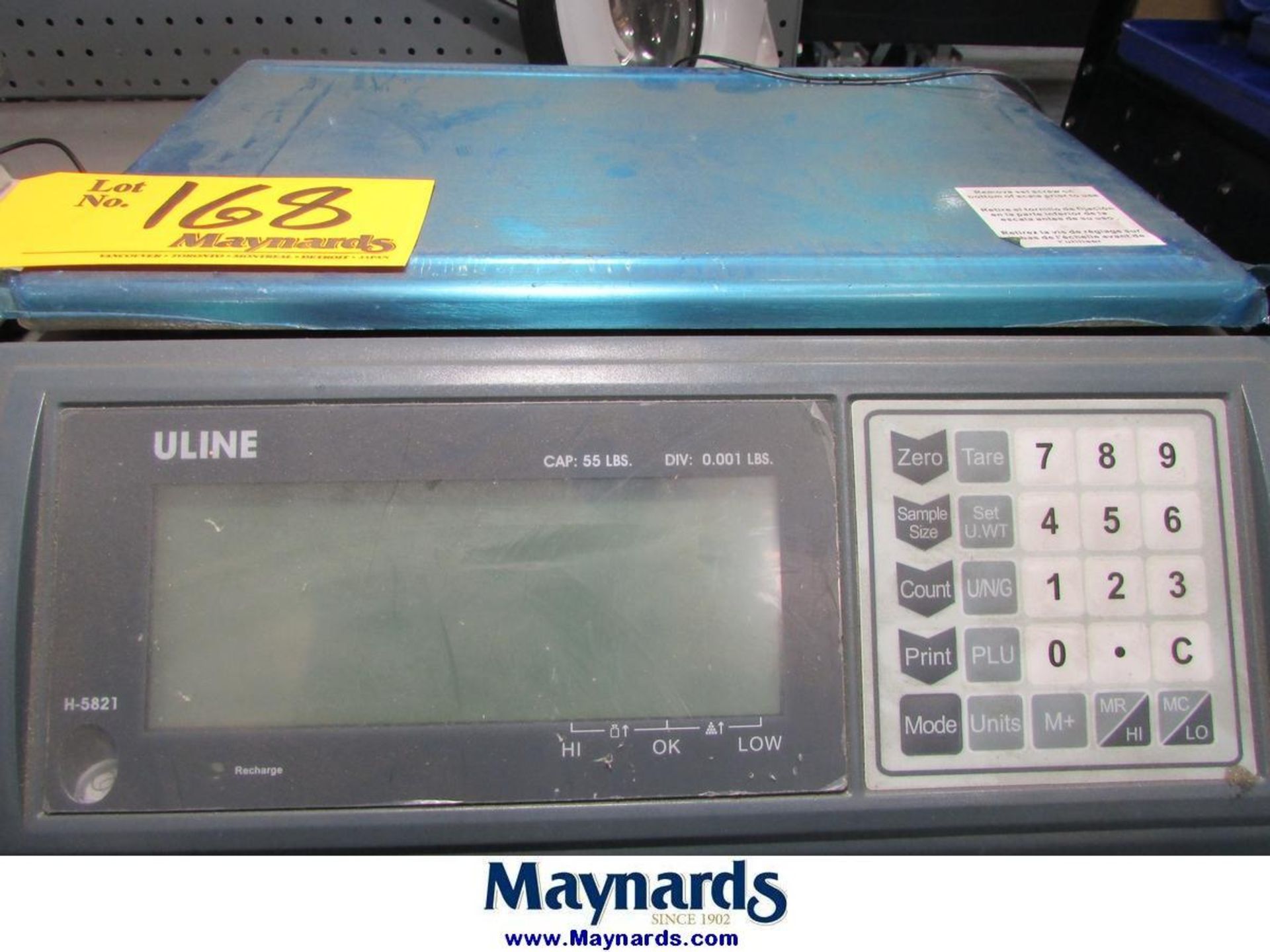 Uline H-5821 55-Lb. x 0.001-Lb. Digital Counting Scale - Image 3 of 4