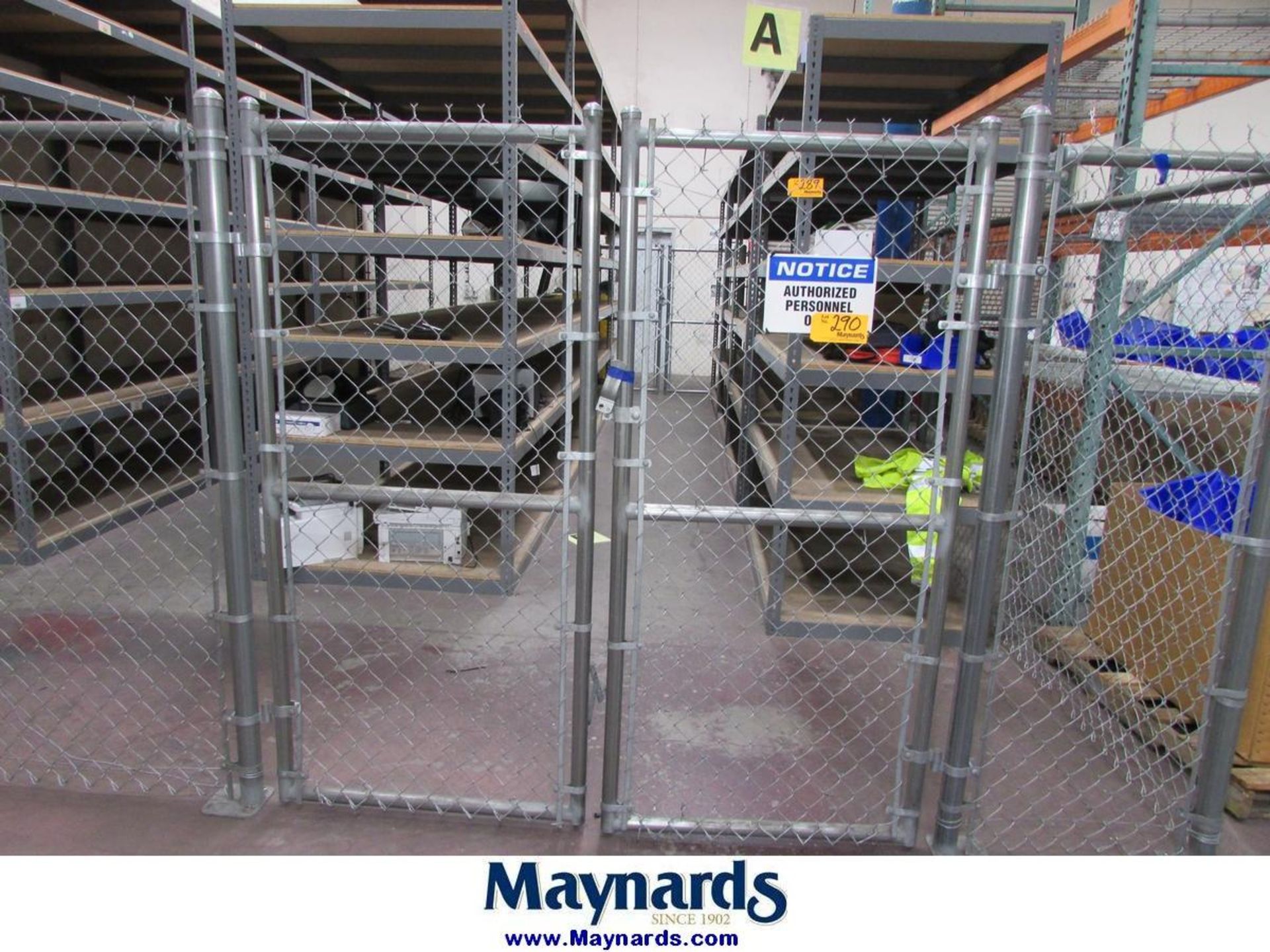 30'x18'x 6' Chain-Link Fence - Image 2 of 4