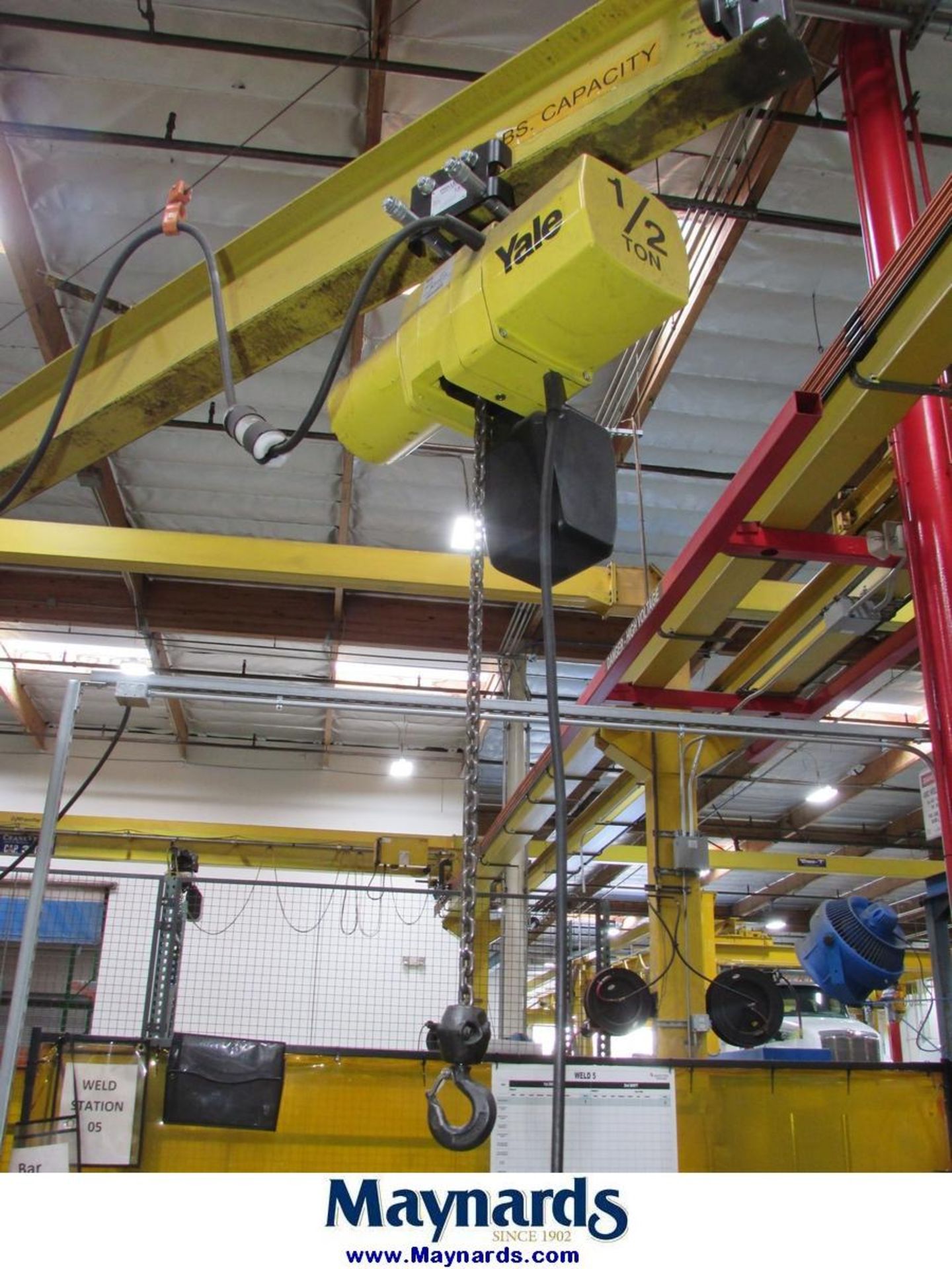 All-State Crane 1000 Lb. Free Standing Jib Crane - Image 3 of 6