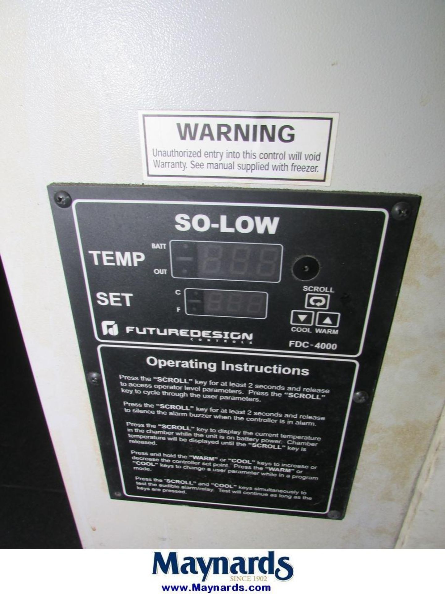 So-Low C85-5 Ultra Low Temperature Freezer - Image 4 of 5