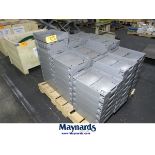 Pallet of 13-1/2"x10-1/2"x8-1/2" Folding Stackable Plastic Bins