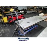 Global 59"x21" Pneumatic Lift Table Cart