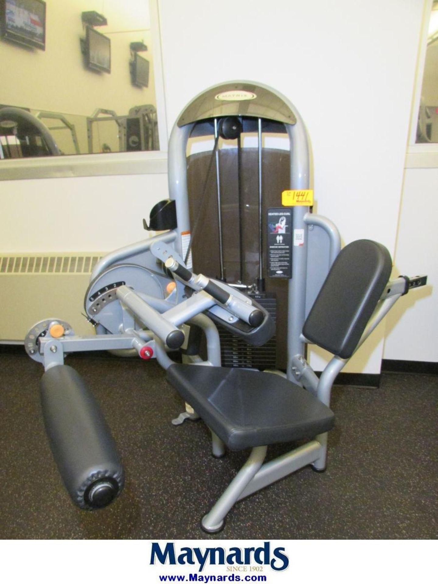 2015 Matrix 250-Lb. Seated Leg Curl Exercise Machine - Image 2 of 6