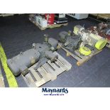 (2) 10HP Electric Motors and (3) Gearboxes