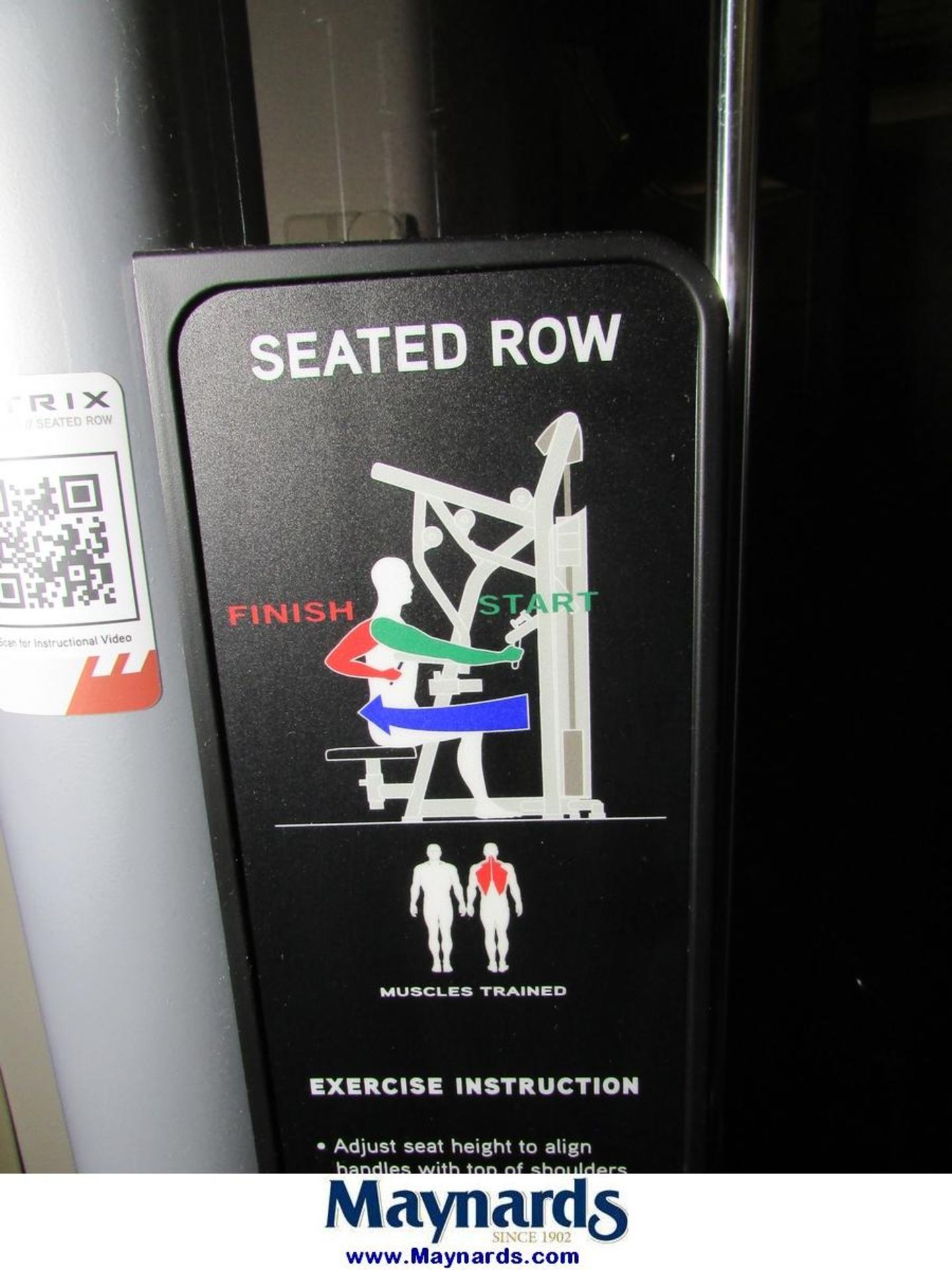 2014 Matrix 295-Lb. Seated Row Press Exercise Machine - Image 4 of 5