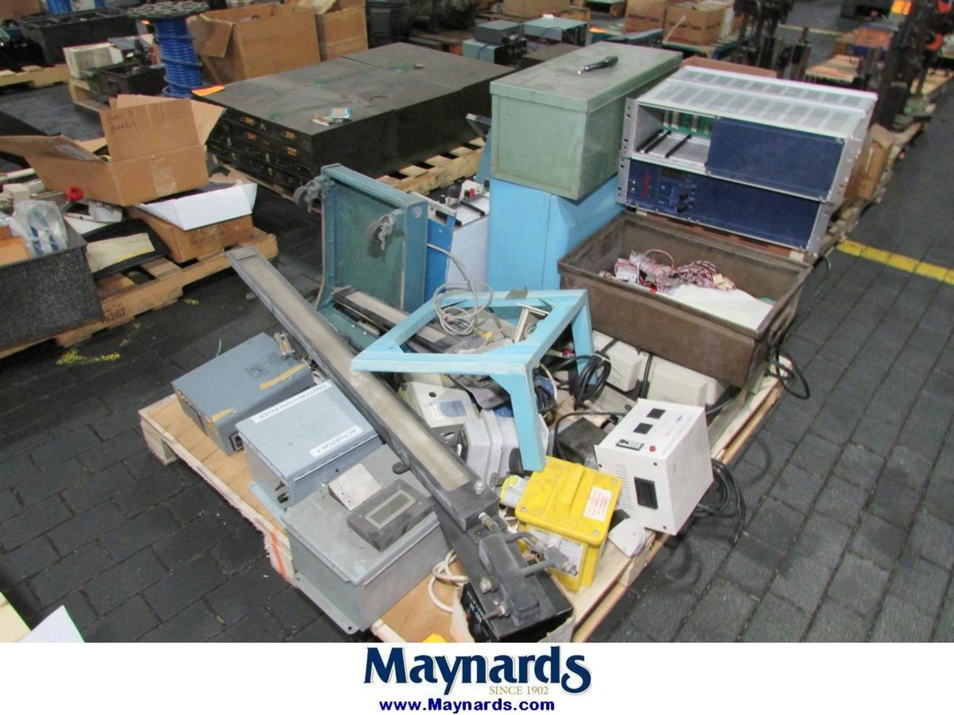 Pallet of Assorted Power Supplies, Instruments and Contents