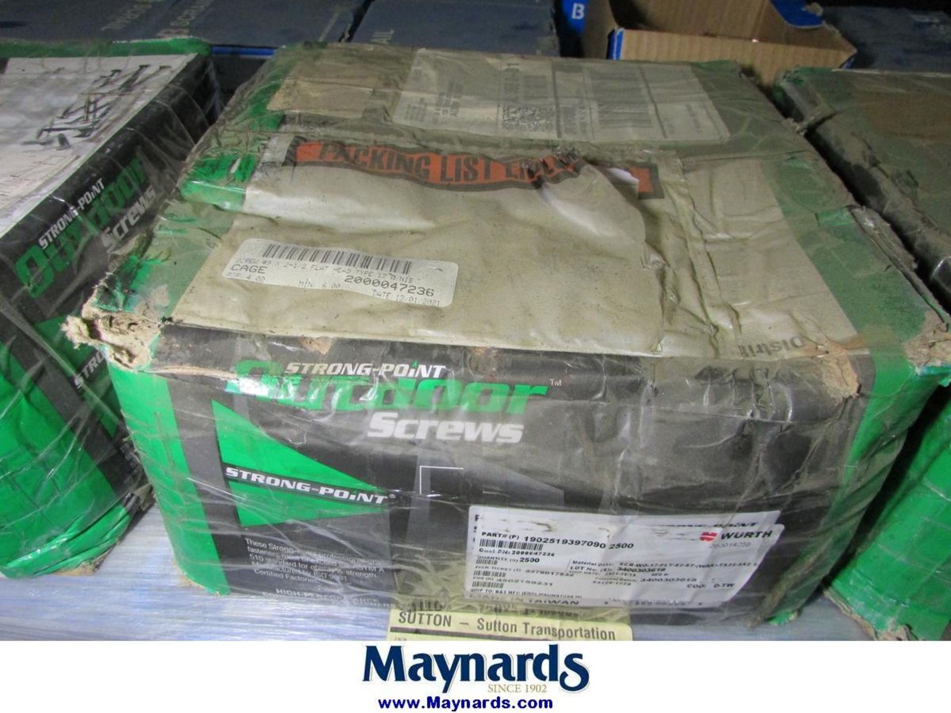 Pallet of Beck Scrail and Strong-Point Out Door Screws - Image 4 of 4