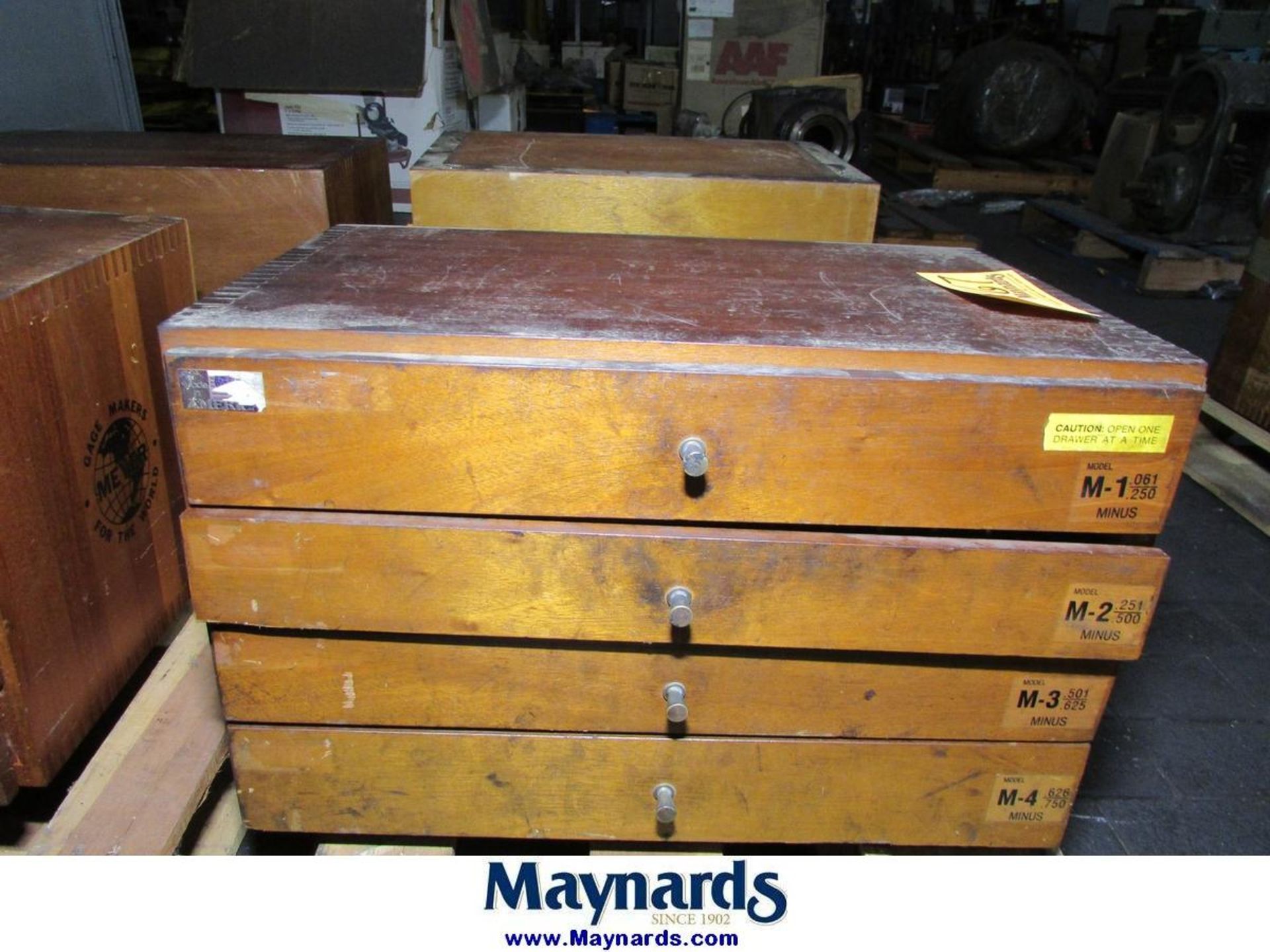 Meyer (4) Pin Gage Set Cabinets - Image 2 of 18