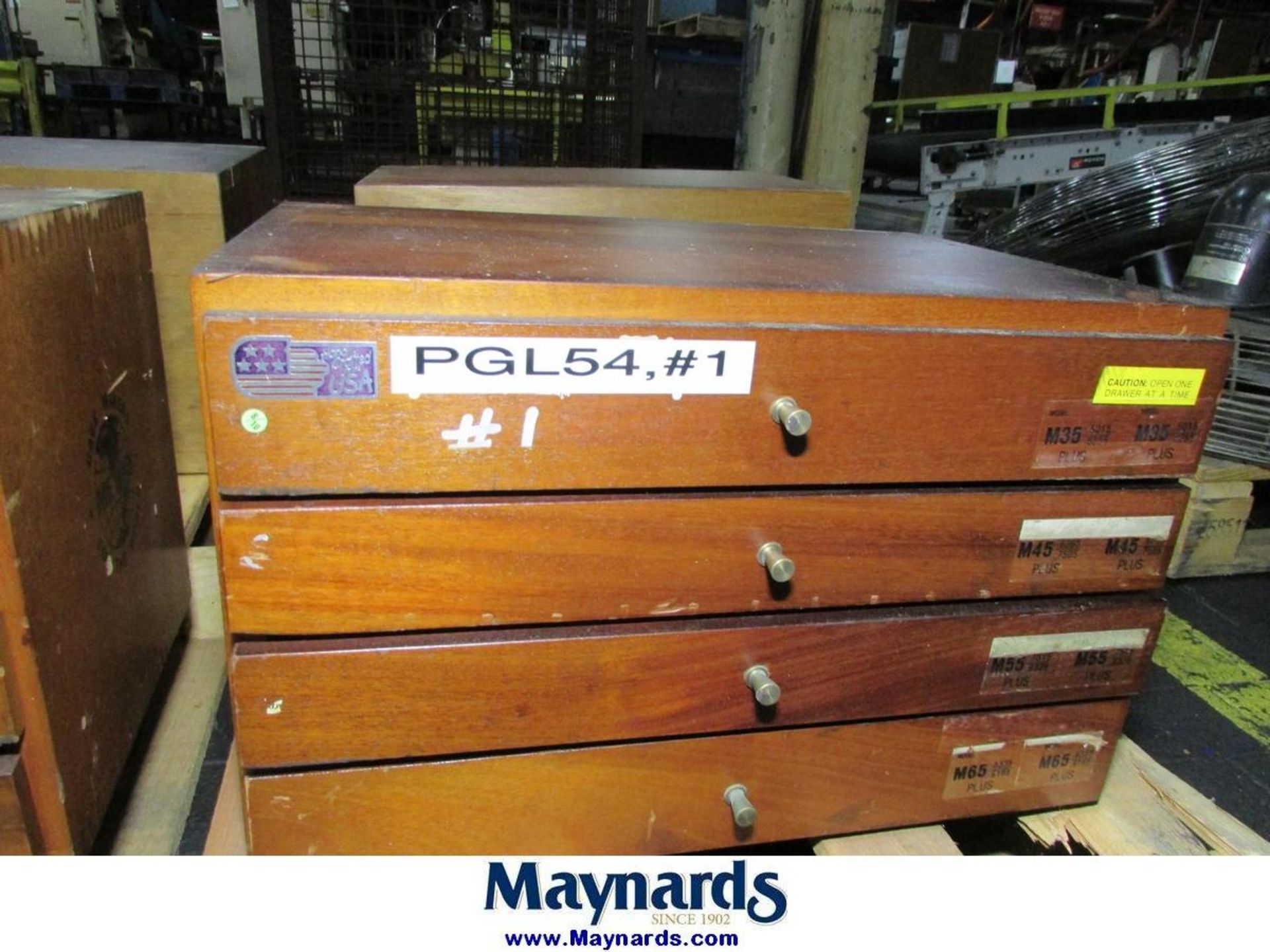 Meyer (4) Pin Gage Set Cabinets - Image 11 of 18