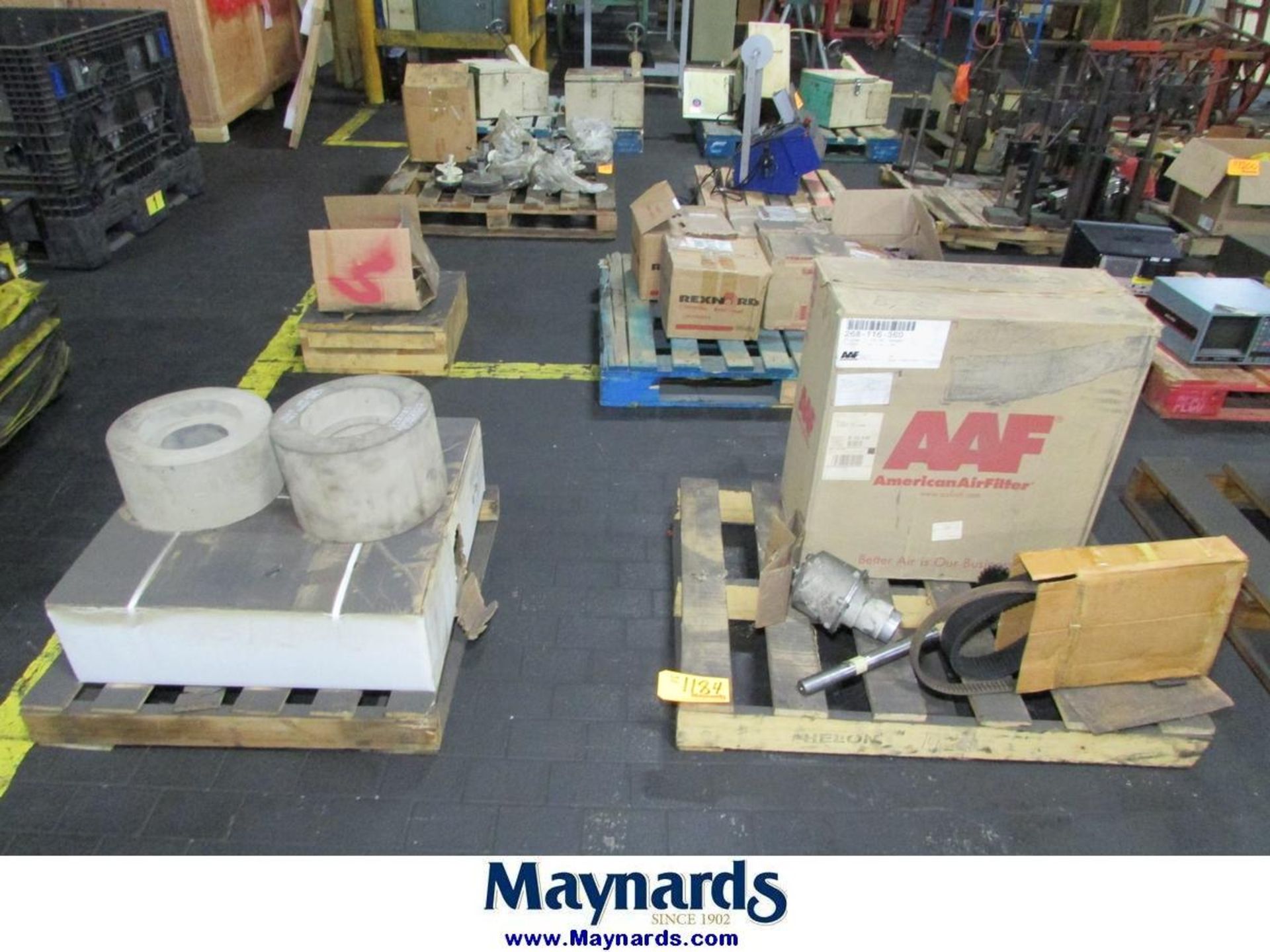 (4) Pallets of Assorted Machine Parts