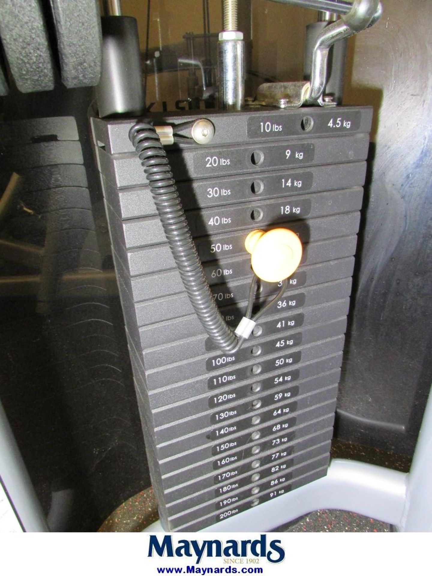 2015 Matrix 200-Lb. Converging Shoulder Press Exercise Machine - Image 4 of 6