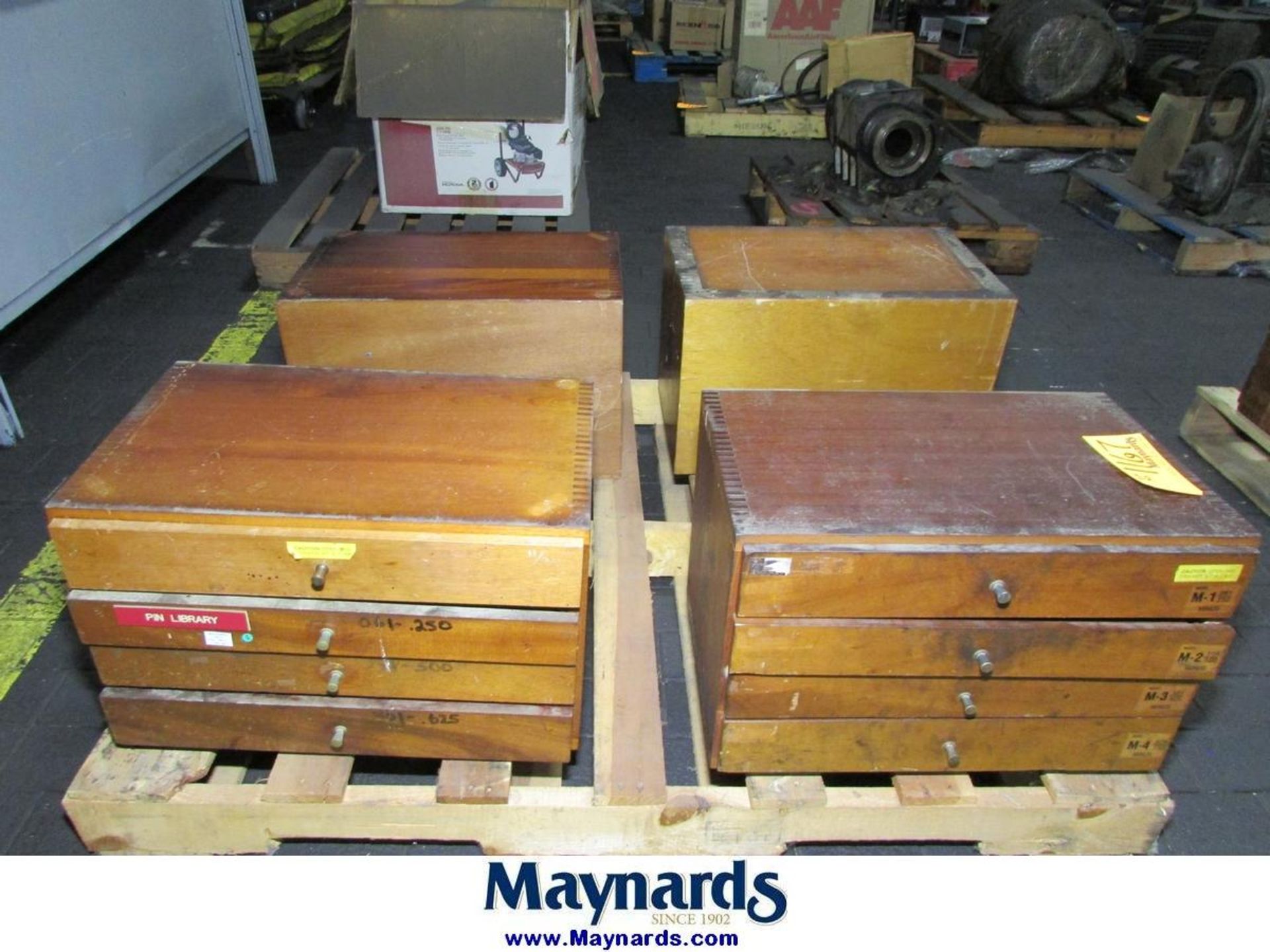 Meyer (4) Pin Gage Set Cabinets