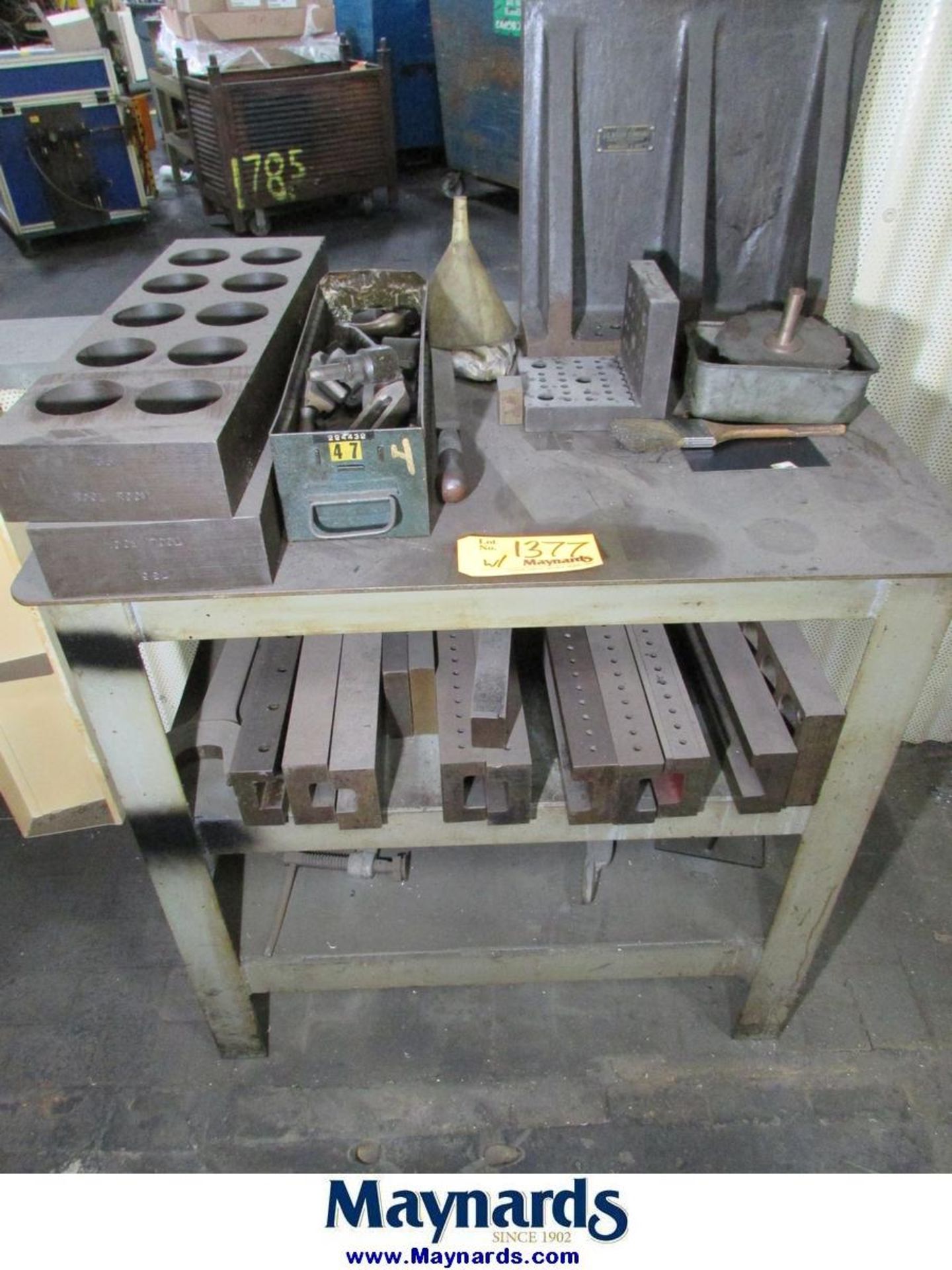 3-Door Steel Cabinet with Assorted Horizontal Mill Tooling - Image 17 of 17