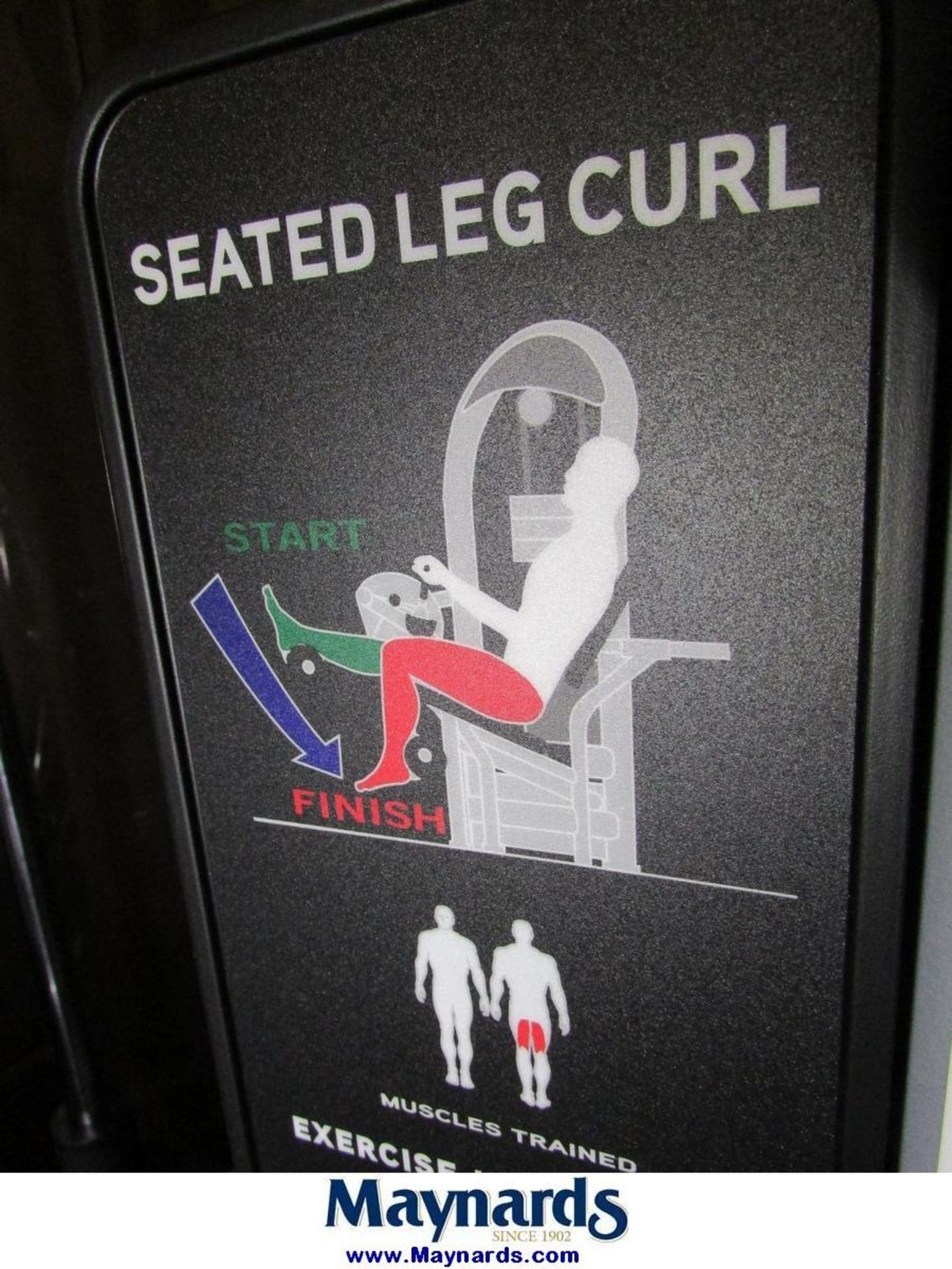 2015 Matrix 250-Lb. Seated Leg Curl Exercise Machine - Image 5 of 6